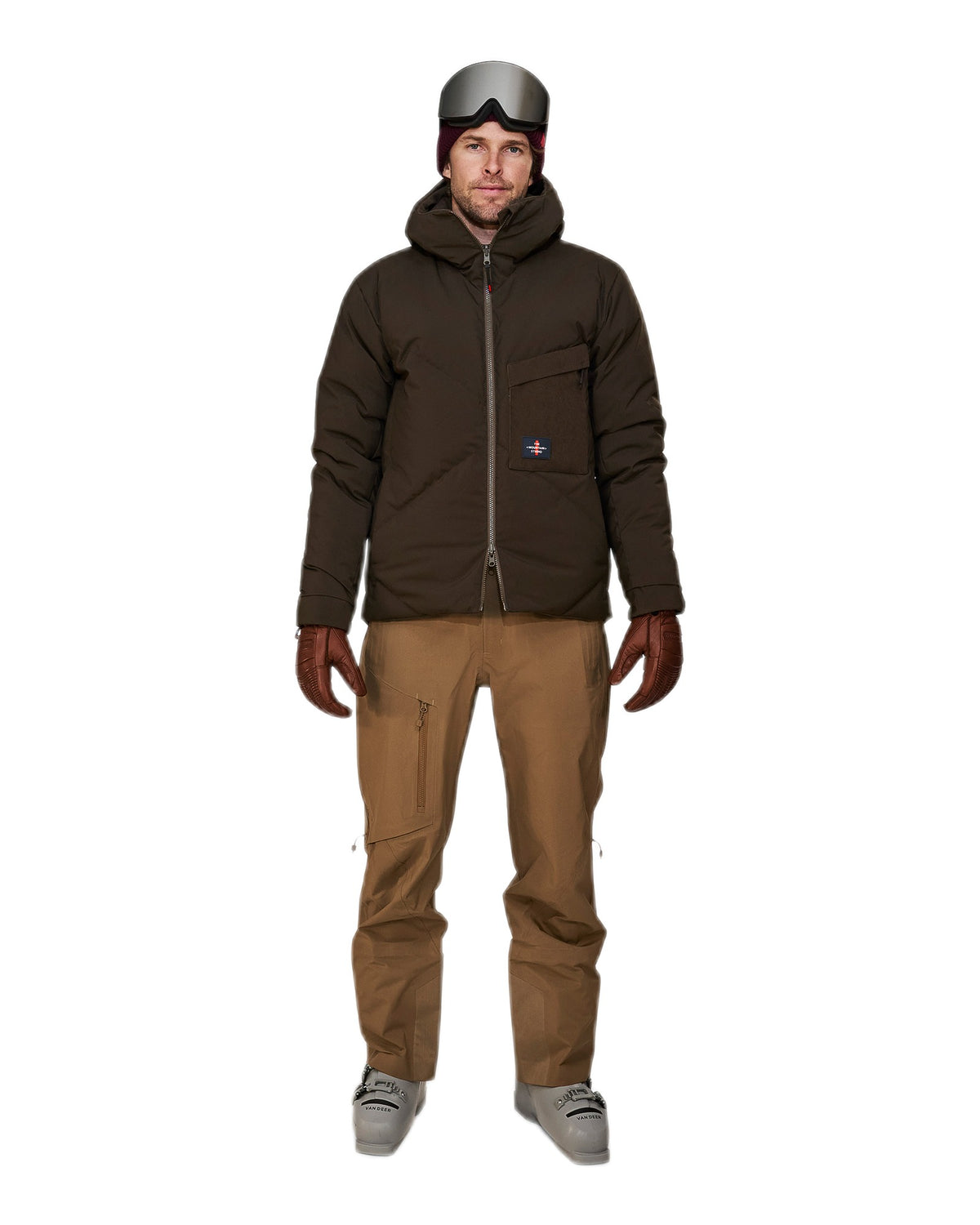The Mountain Studio D-1 RC Herren-Daunenjacke braun Bild 7