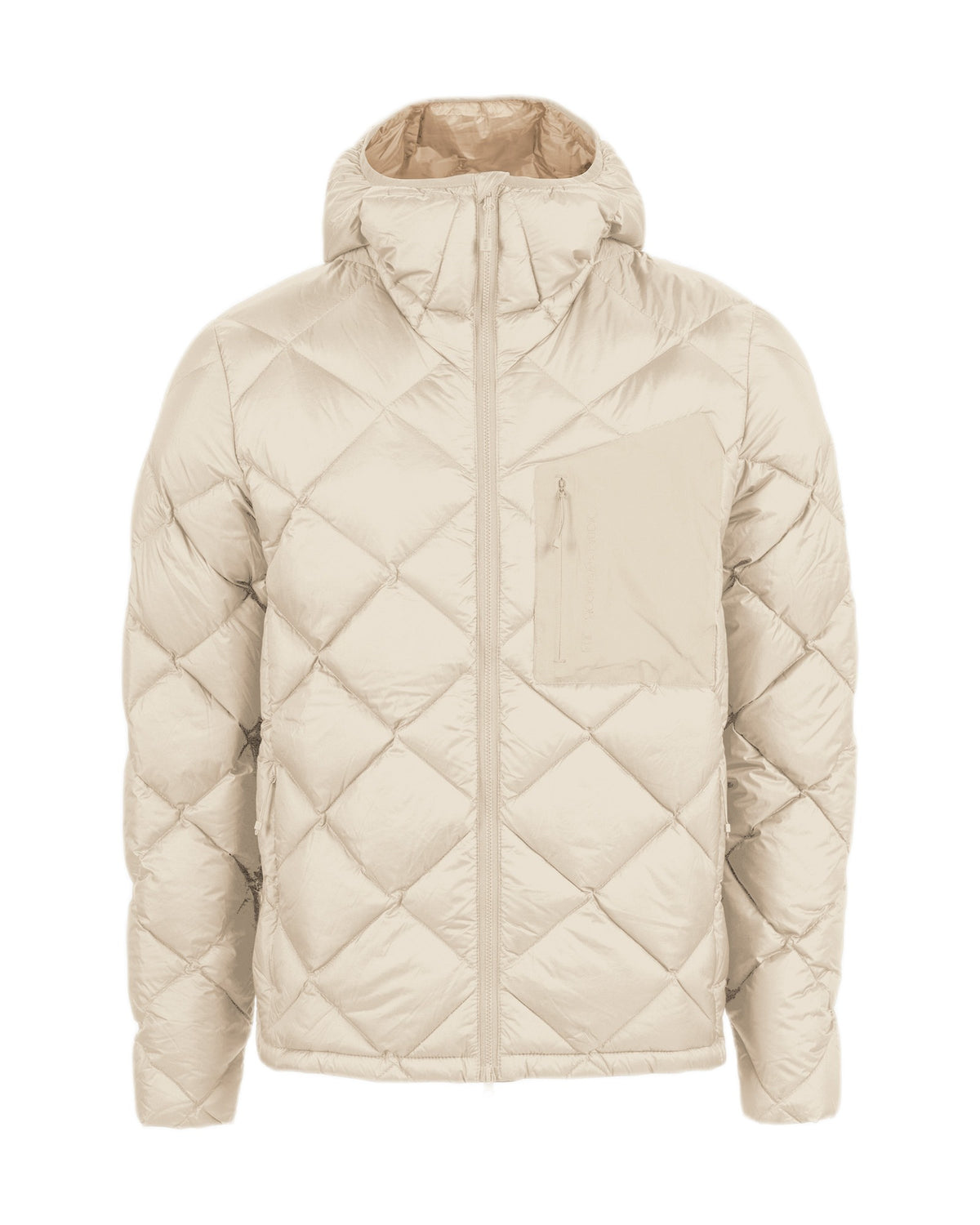 The Mountain Studio D-7 UL Herren-Daunenjacke – Almond Milk Off-White Bild 1