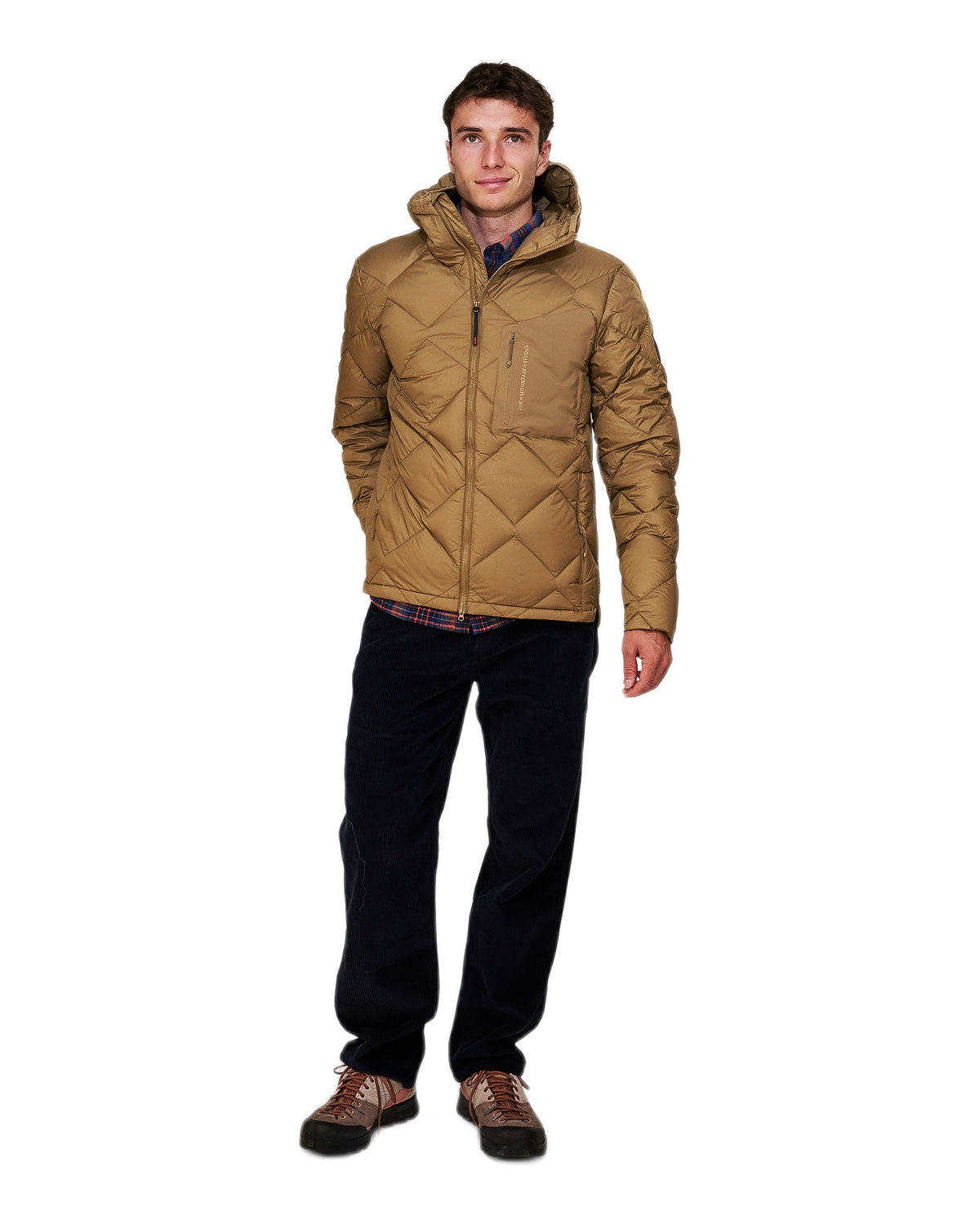 The Mountain Studio D-7 UL Herren-Daunenjacke – Almond Milk Off-White Bild 5
