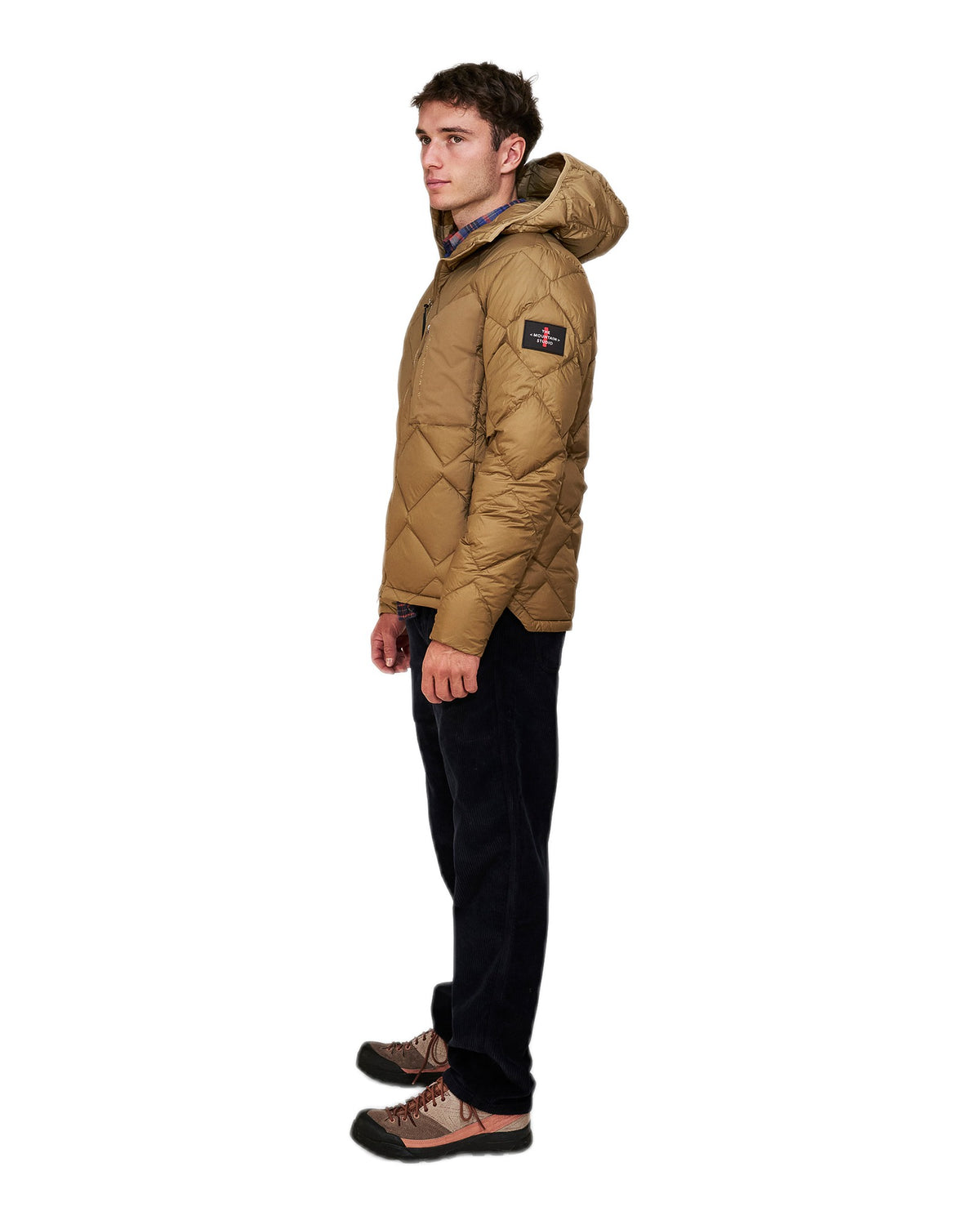 The Mountain Studio D-7 UL Herren-Daunenjacke – Almond Milk Off-White Bild 6