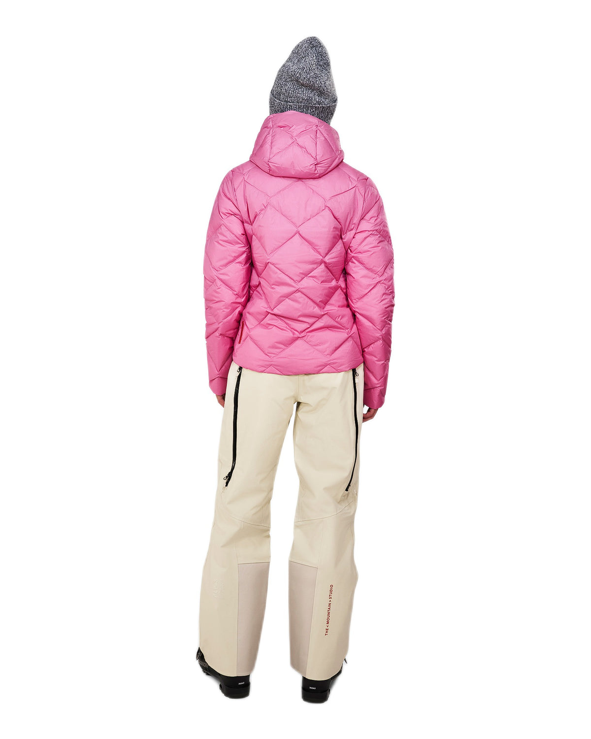 The Mountain Studio D-9 WUL Damen-Daunenjacke – Ice Water hellblau Bild 6