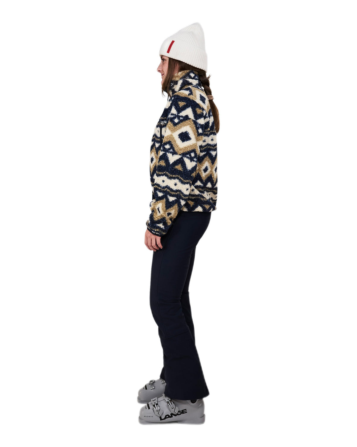 The Mountain Studio E-9 W Damen-Fleecejacke dunkelgrün Bild 4