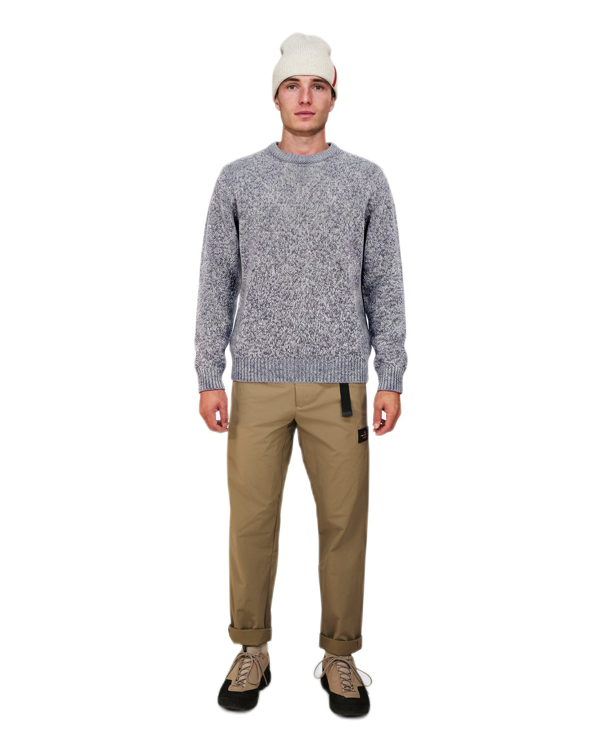 The Mountain Studio K-21 Herrenpullover – Grey Melange grau Bild 2