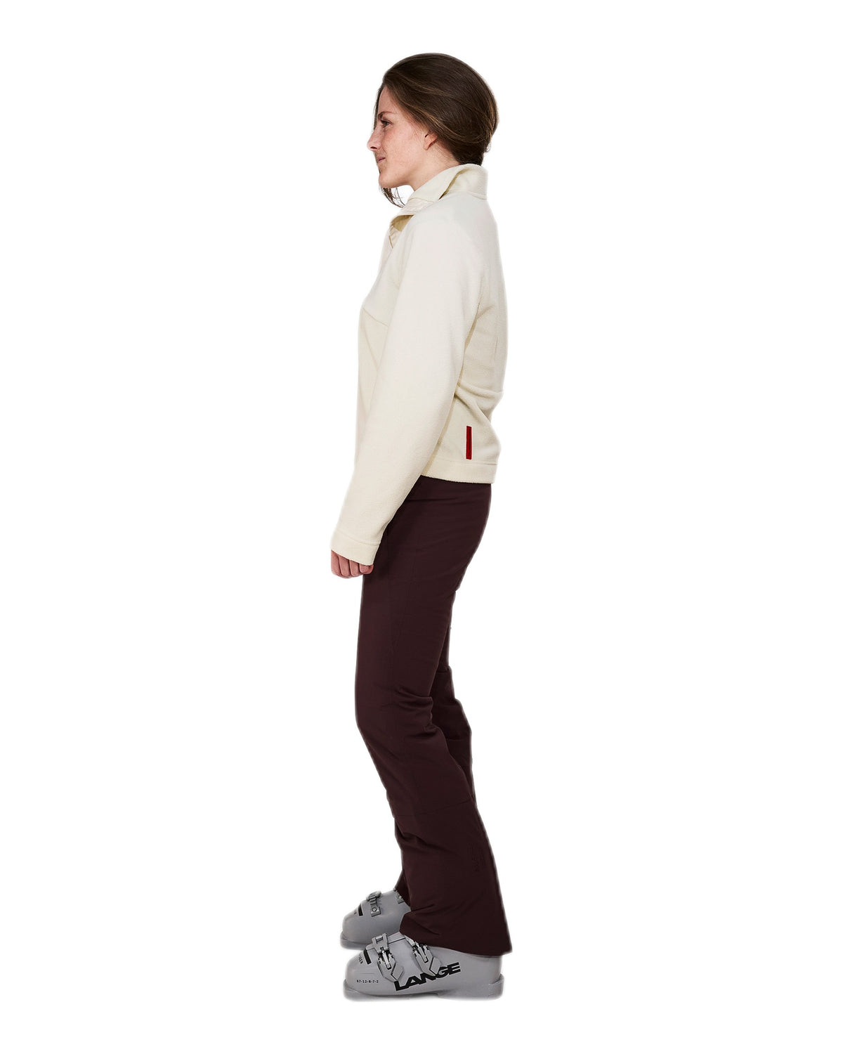 The Mountain Studio M-1 W Damen-Fleecepullover – Almond Milk Off-White Bild 3