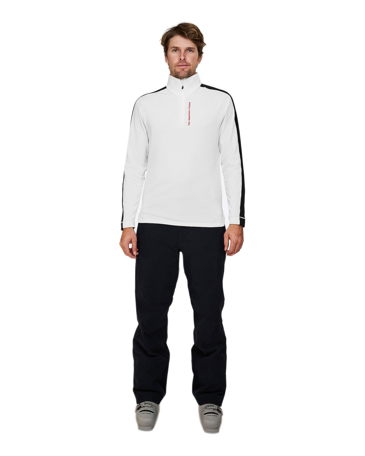 The Mountain Studio M-6 Herren-Fleecepullover weiss Bild 3