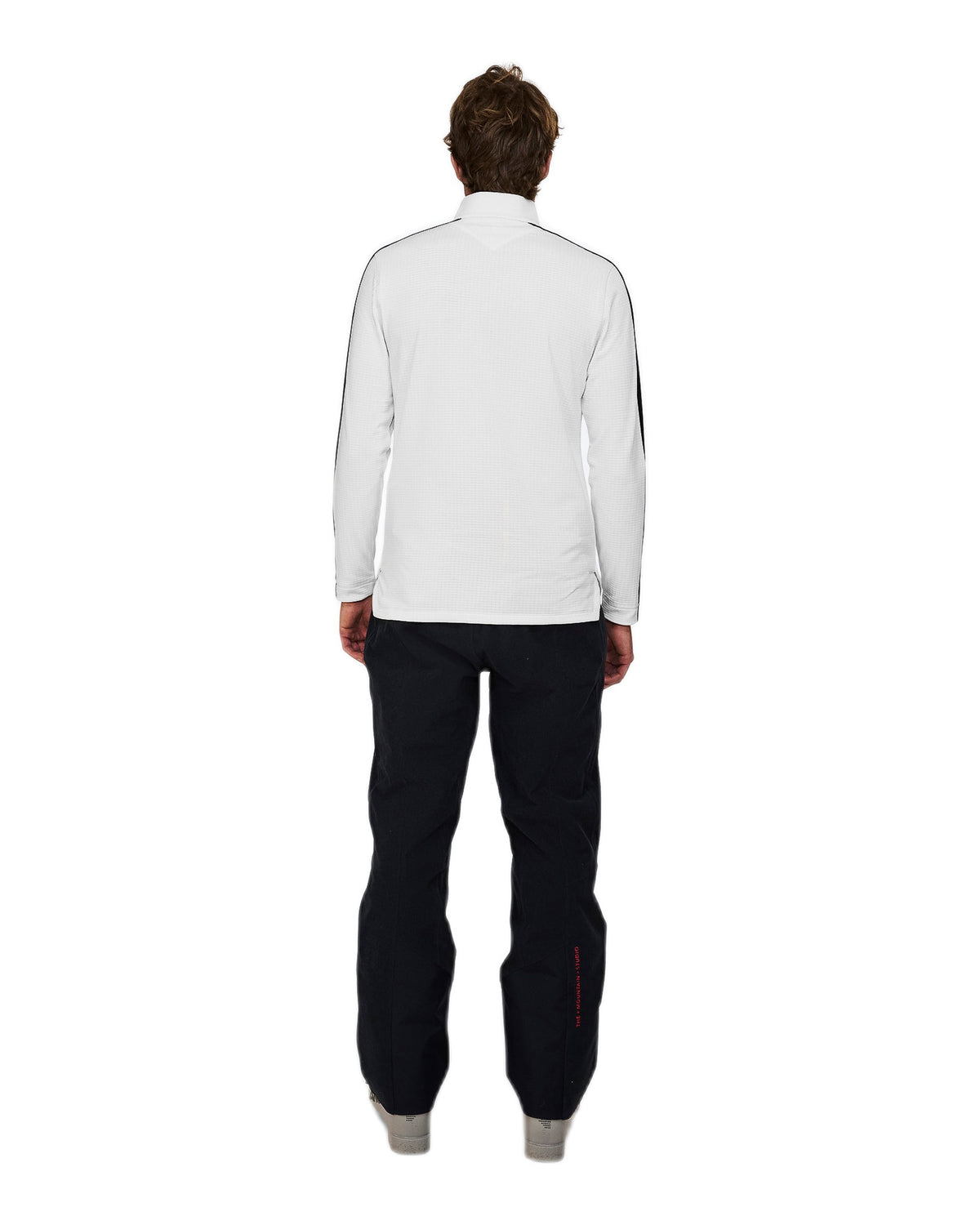 The Mountain Studio M-6 Herren-Fleecepullover – White Alyssum weiss Bild 2