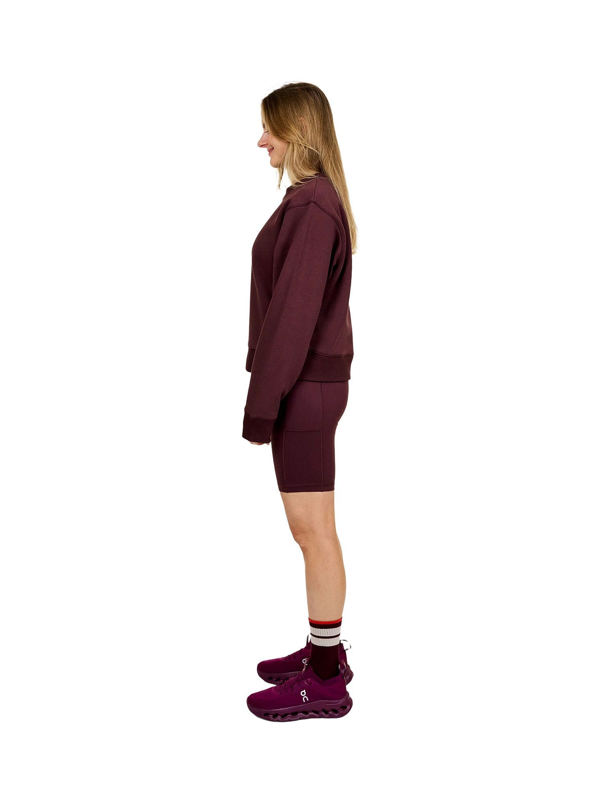 The Mountain Studio O-3 W Short Damen weinrot weinrot Bild 2