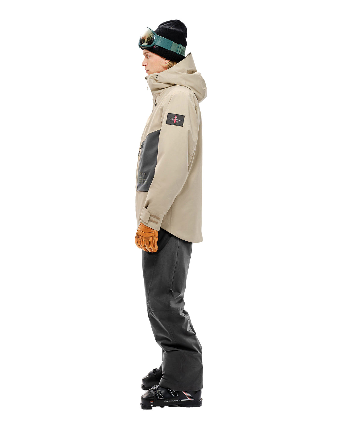 The Mountain Studio S-6 Skijacke Herren beige beige Bild 2