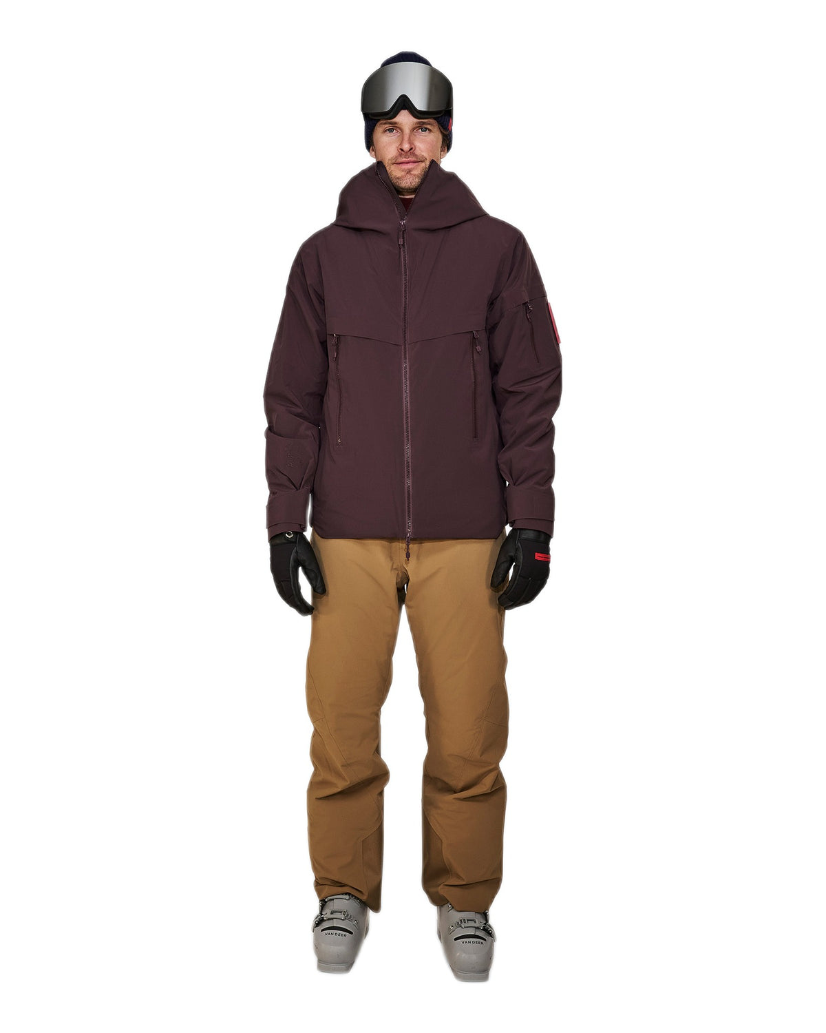 The Mountain Studio S-8 Herren-Skijacke – Castle Wall beige Bild 11