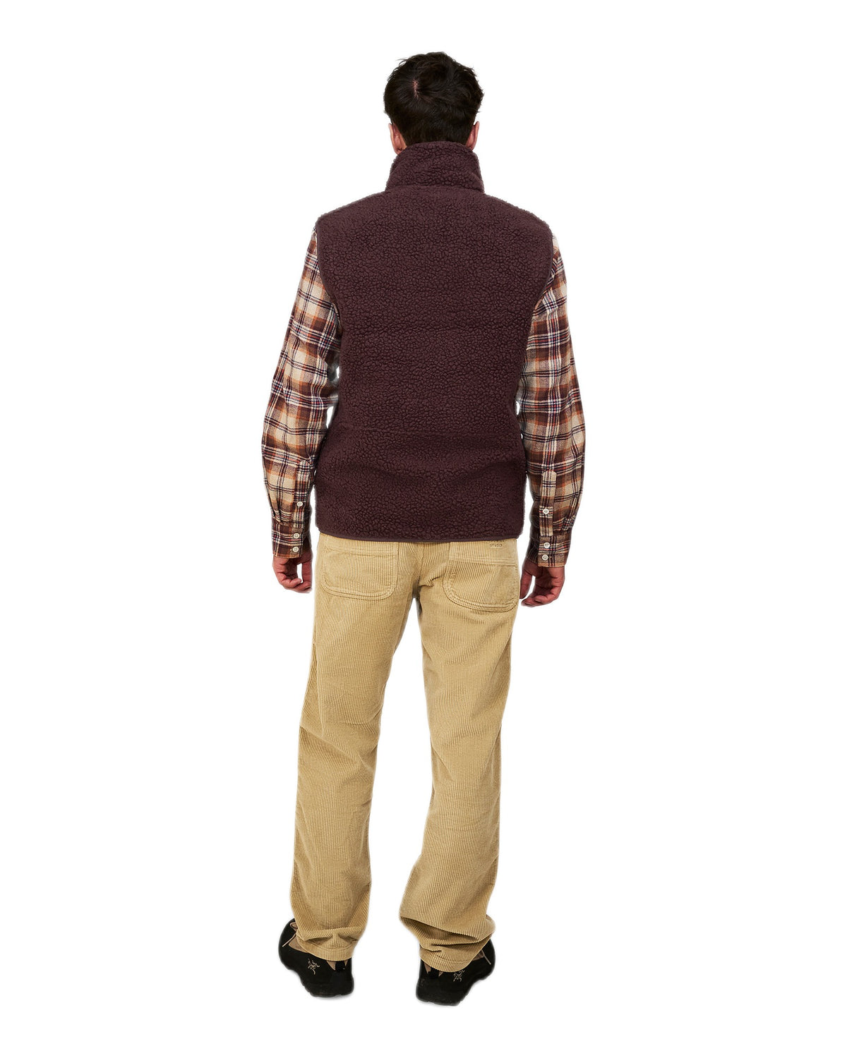 The Mountain Studio V-5 Herren-Fleeceweste – Fudge braun Bild 2