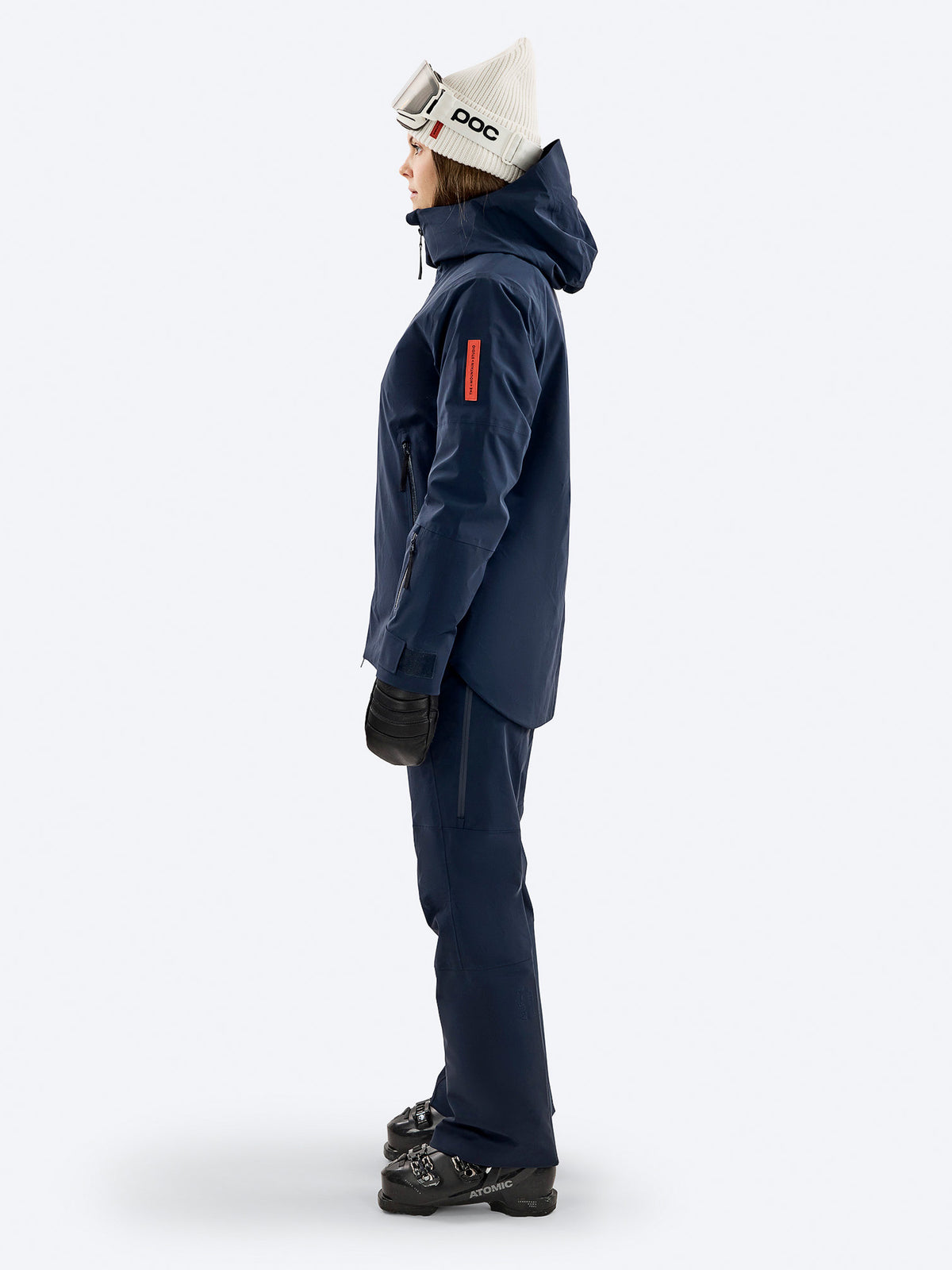 The Mountain Studio ZA-1324 Hybridshell Jacke Damen dunkelblau dunkelblau Bild 2
