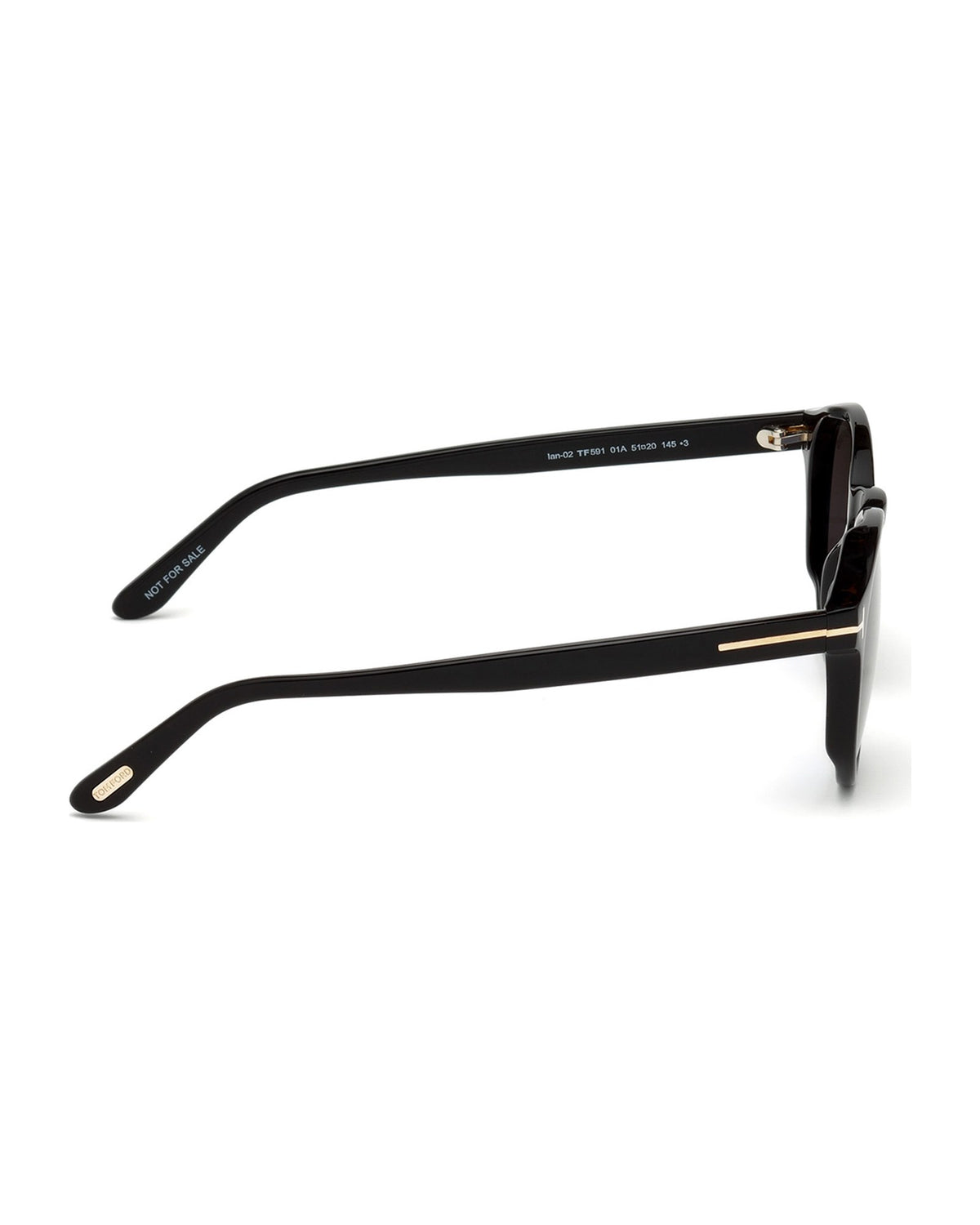 Tom Ford Ian-02 Unisex-Sonnenbrille schwarz Bild 6