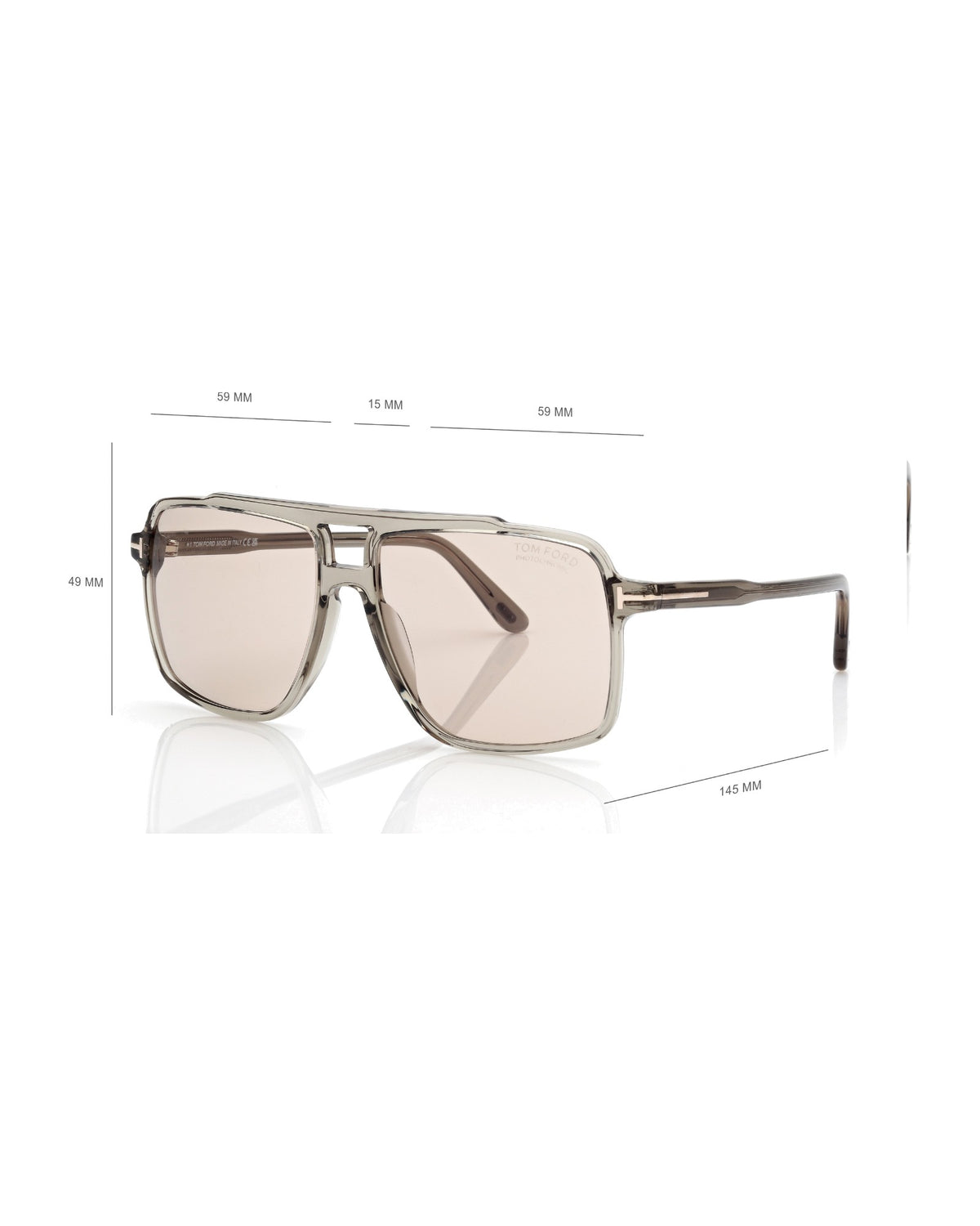 Tom Ford Kemp Herren-Sonnenbrille grün Bild 4