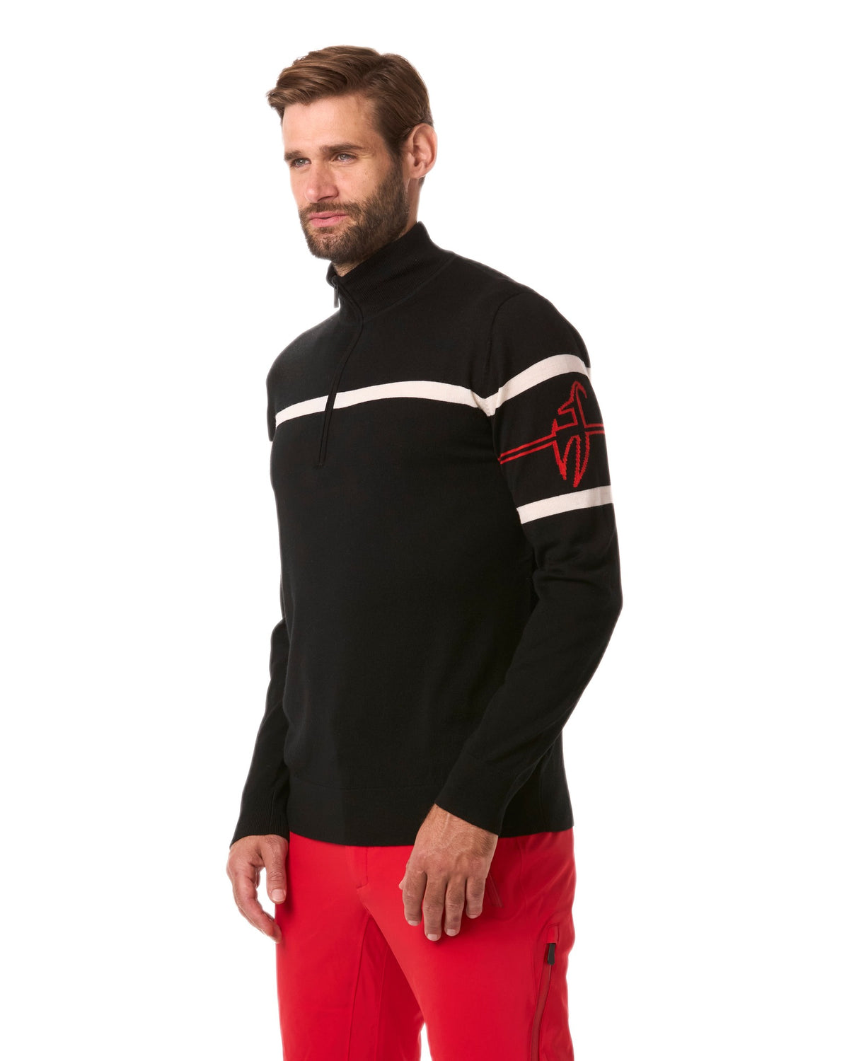 Toni Sailer NIELS Herren-Strickpullover schwarz Bild 4