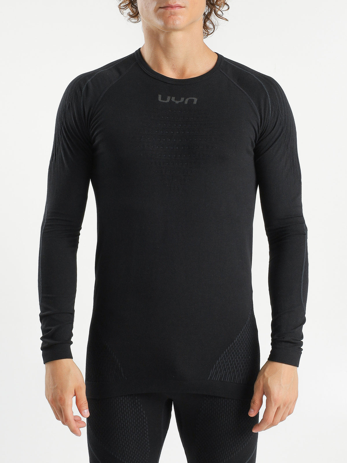 Uyn Evolutyon Biotech Uw Shirt Long Skiunterwäsche Herren schwarz schwarz Bild 2