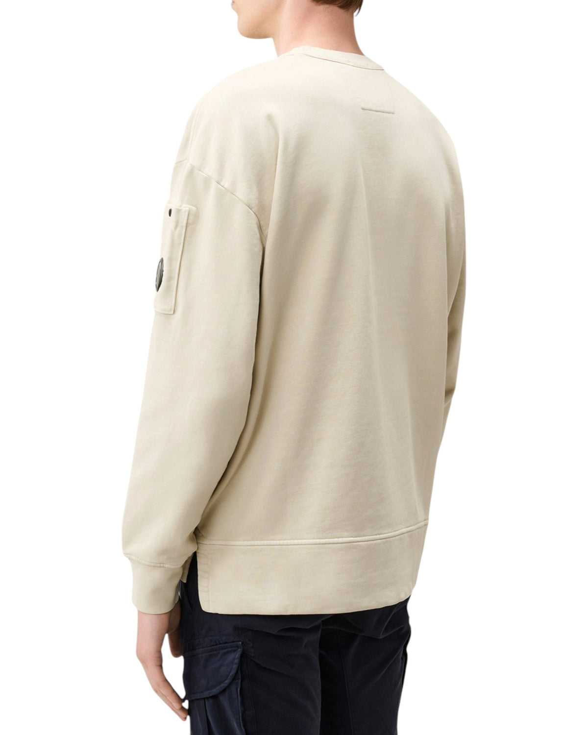 C.P. Company Diagonal Fleece Boxy Lens Herren-Sweatshirt beige Bild 3