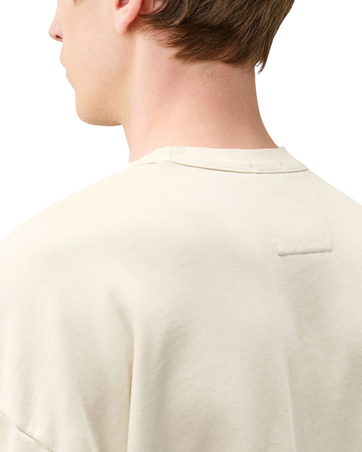 C.P. Company Diagonal Fleece Boxy Lens Herren-Sweatshirt beige Bild 5