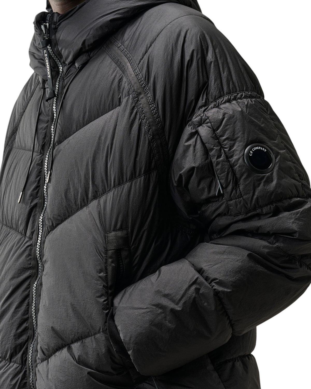 C.P. Company Down Shield Herren-Daunenjacke schwarz Bild 3