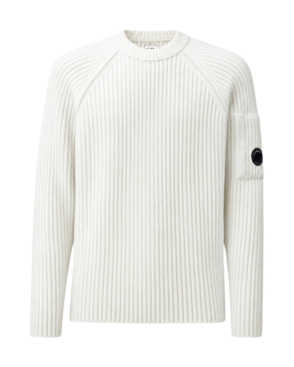 C.P. Company Fleece Knit Herren-Pullover hellgrau Bild 1
