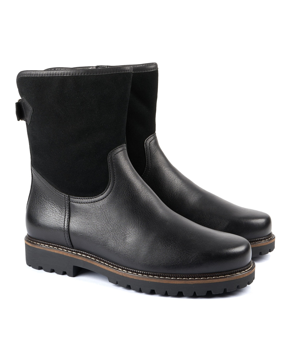 Dirndl & Bua 6042 PANIOLO/VELOUR Herren-Winterstiefeletten schwarz Bild 4