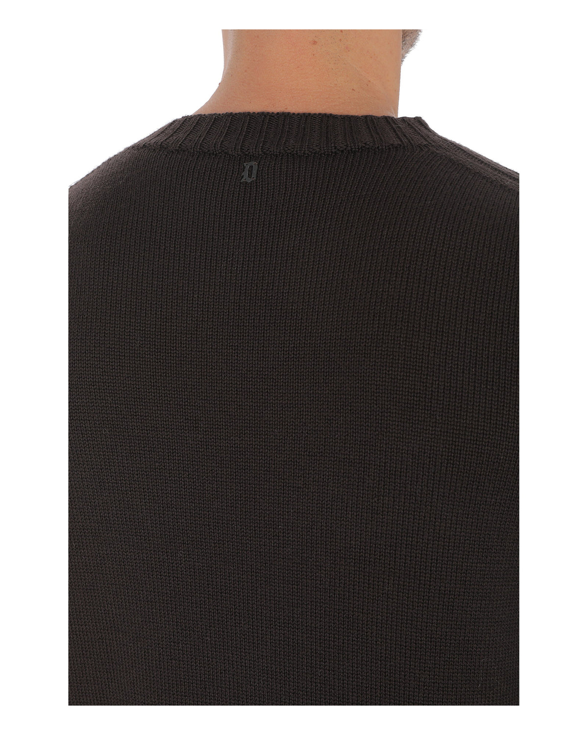 ROUND-NECK SWEATER dunkelbraun - Dondup - MEINFREUDENHAUS