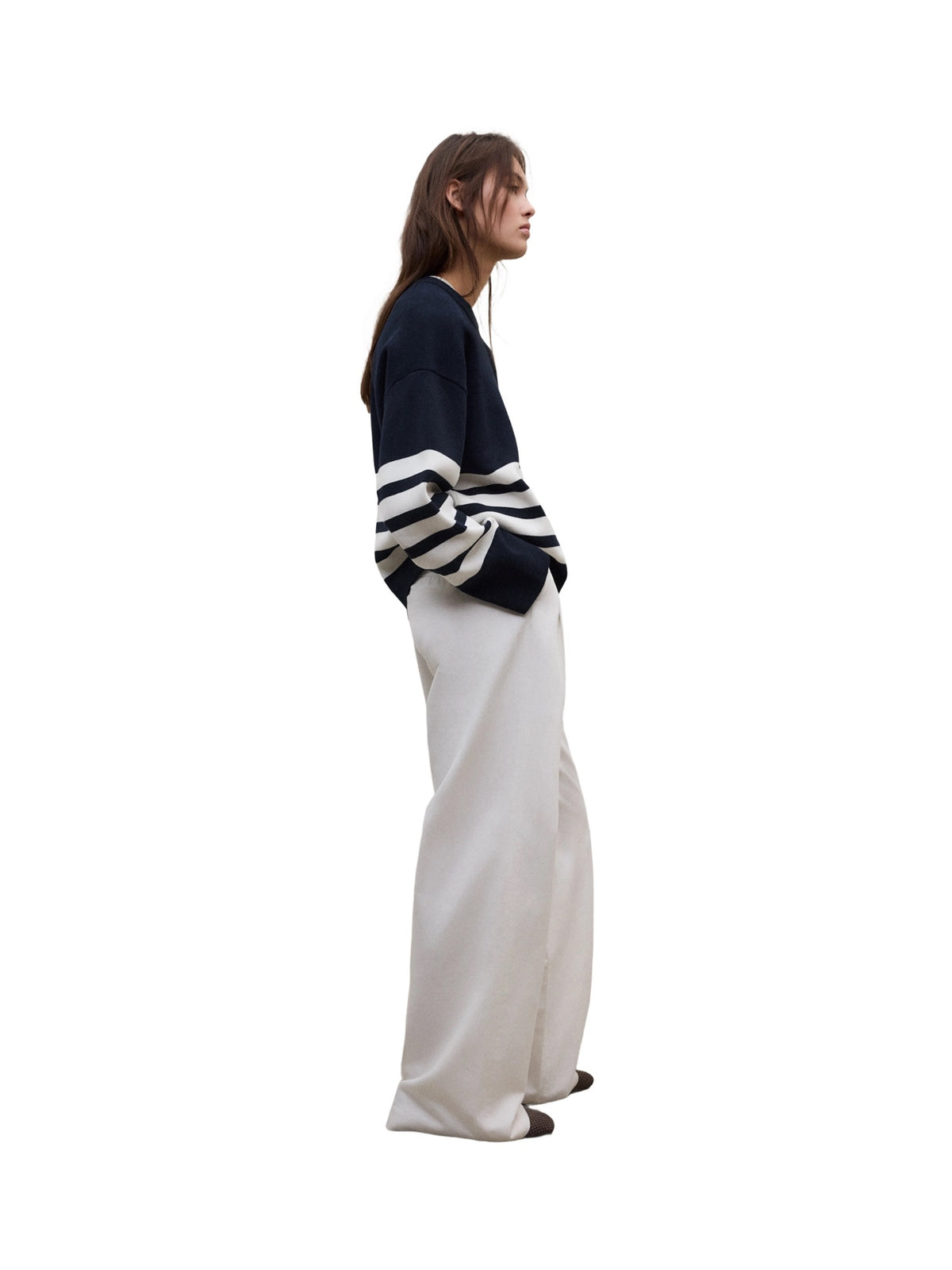 Ecoalf Miel Linen Hose Damen weiss Bild 2