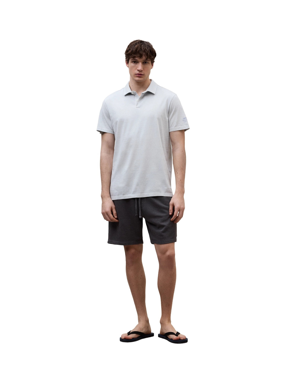 Ecoalf Theo Polo T-Shirt Herren dunkelgrau Bild 6