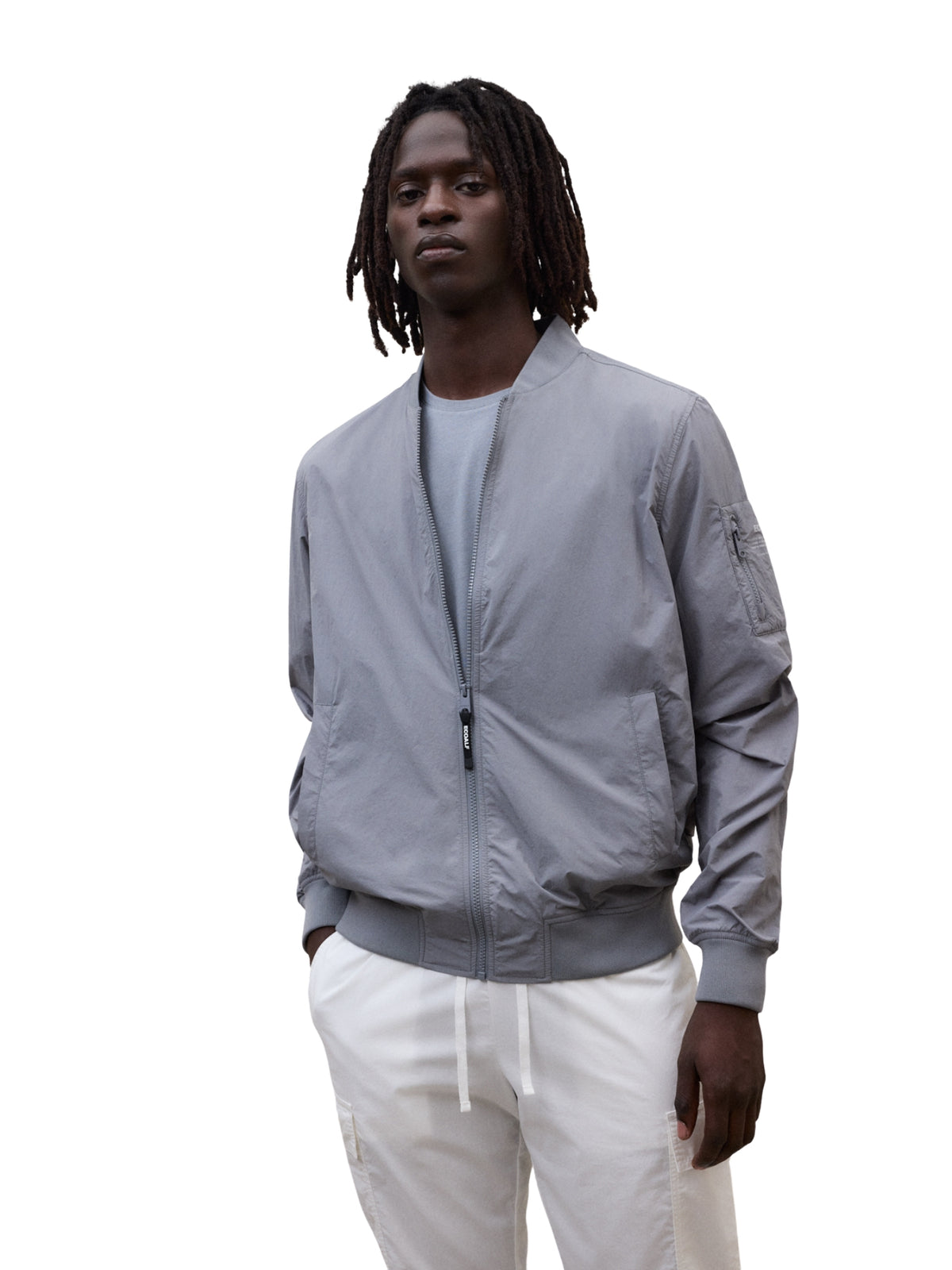 Ecoalf Wale Jacke Herren grau Bild 2