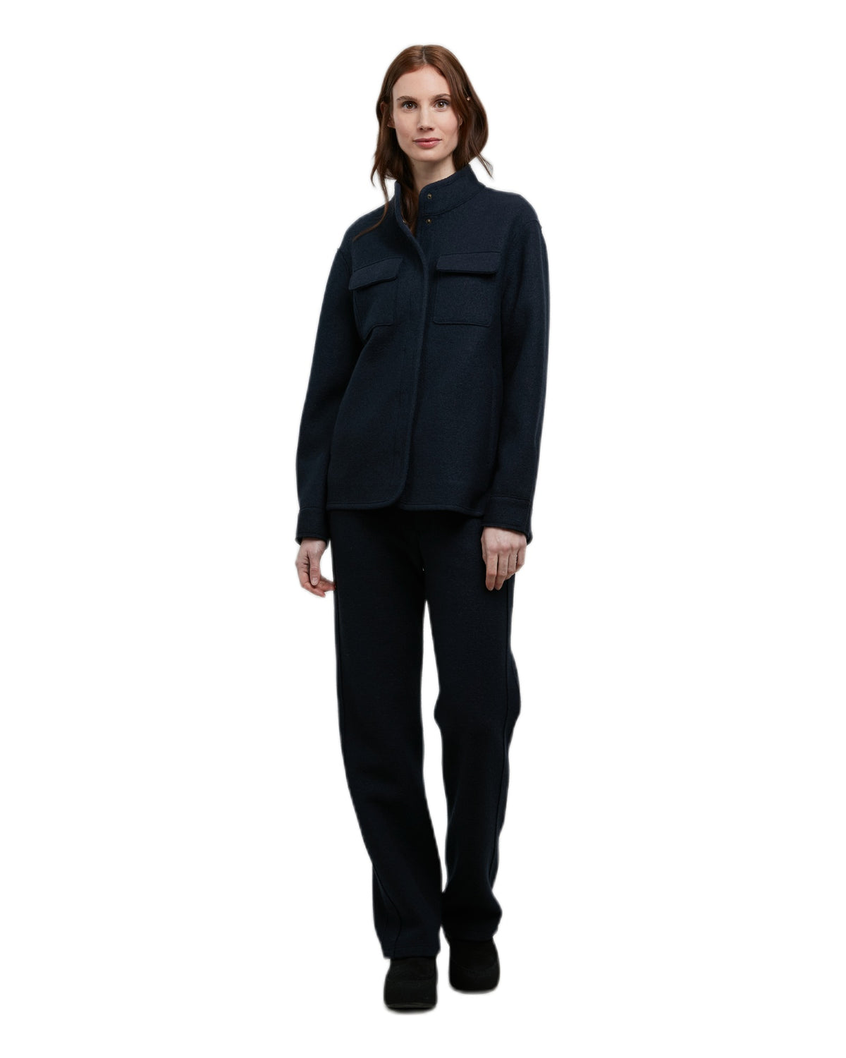 Frauenschuh Jette-CW Damen-Walkjacke dunkelblau Bild 1