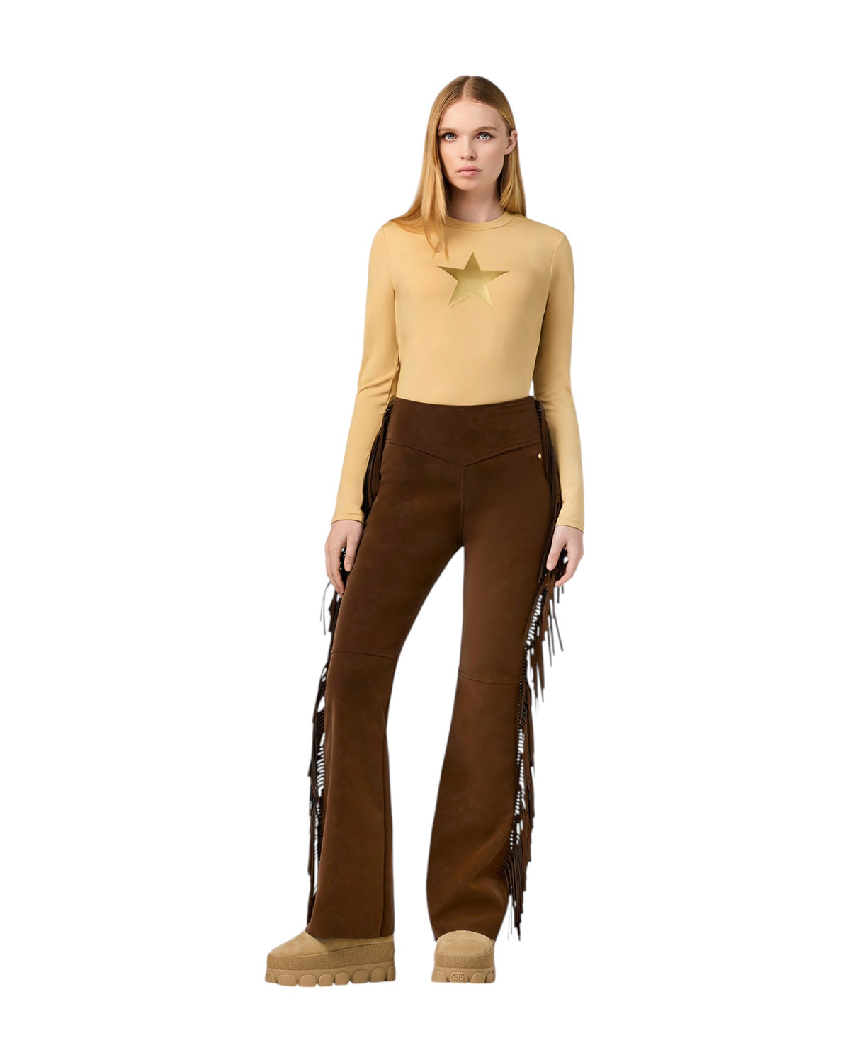 Goldbergh RUMI Damen-Hose dunkelbraun Bild 5