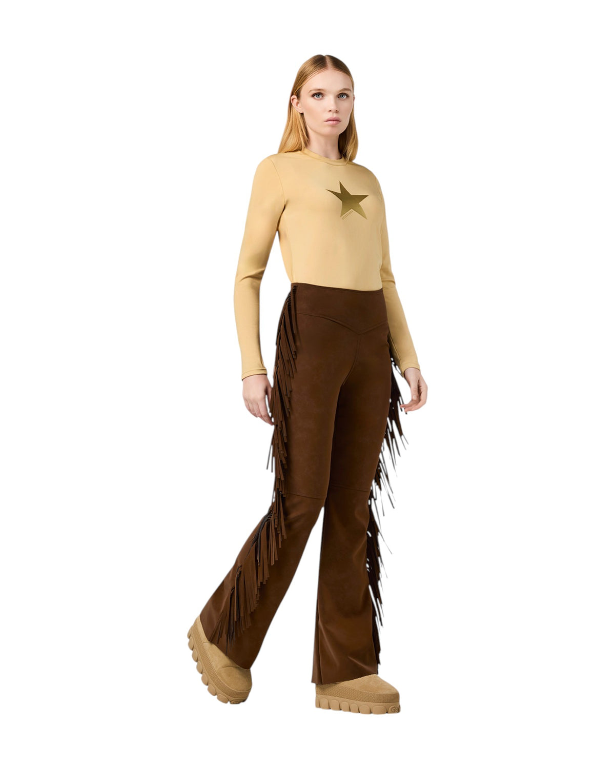 Goldbergh RUMI Damen-Hose dunkelbraun Bild 6