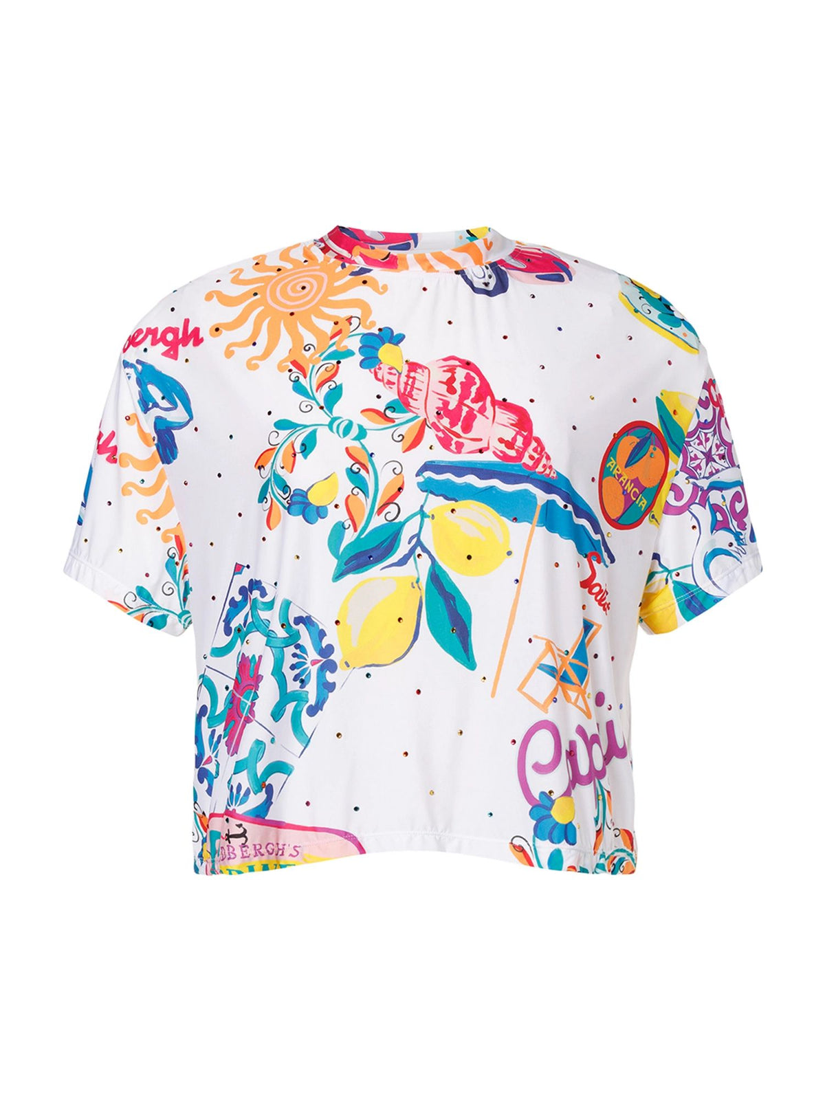 Goldbergh Tropique T-shirt Damen bunt Bild 1