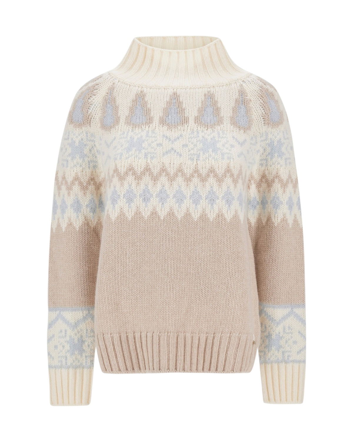 Herno Norweger Jacquard Damen-Strickpullover - Herno - MEINFREUDENHAUS