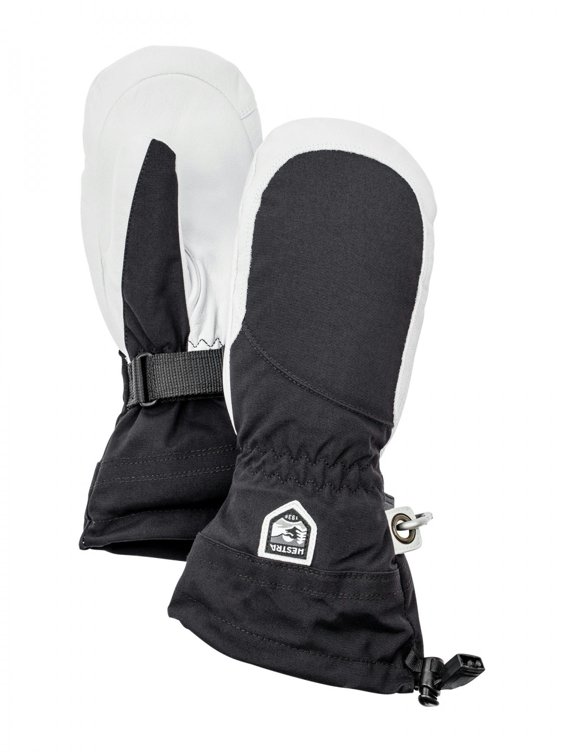 Hestra HELI SKI FEMALE MITT Damen-Skifäustlinge schwarz/weiss Bild 1
