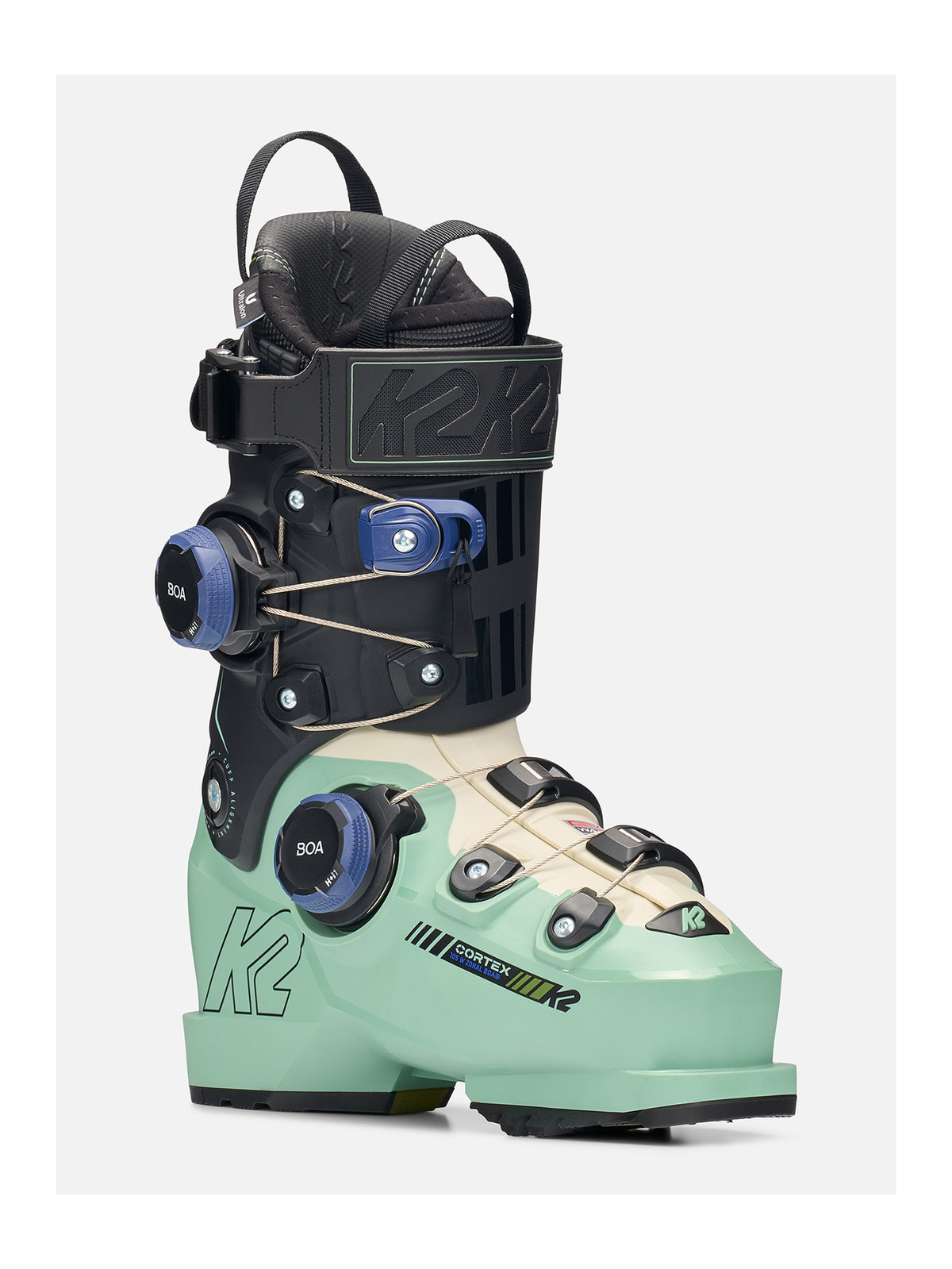 K2 Cortex 105 Zonal Boa Skischuhe Damen schwarz/türkis schwarz/türkis Bild 2