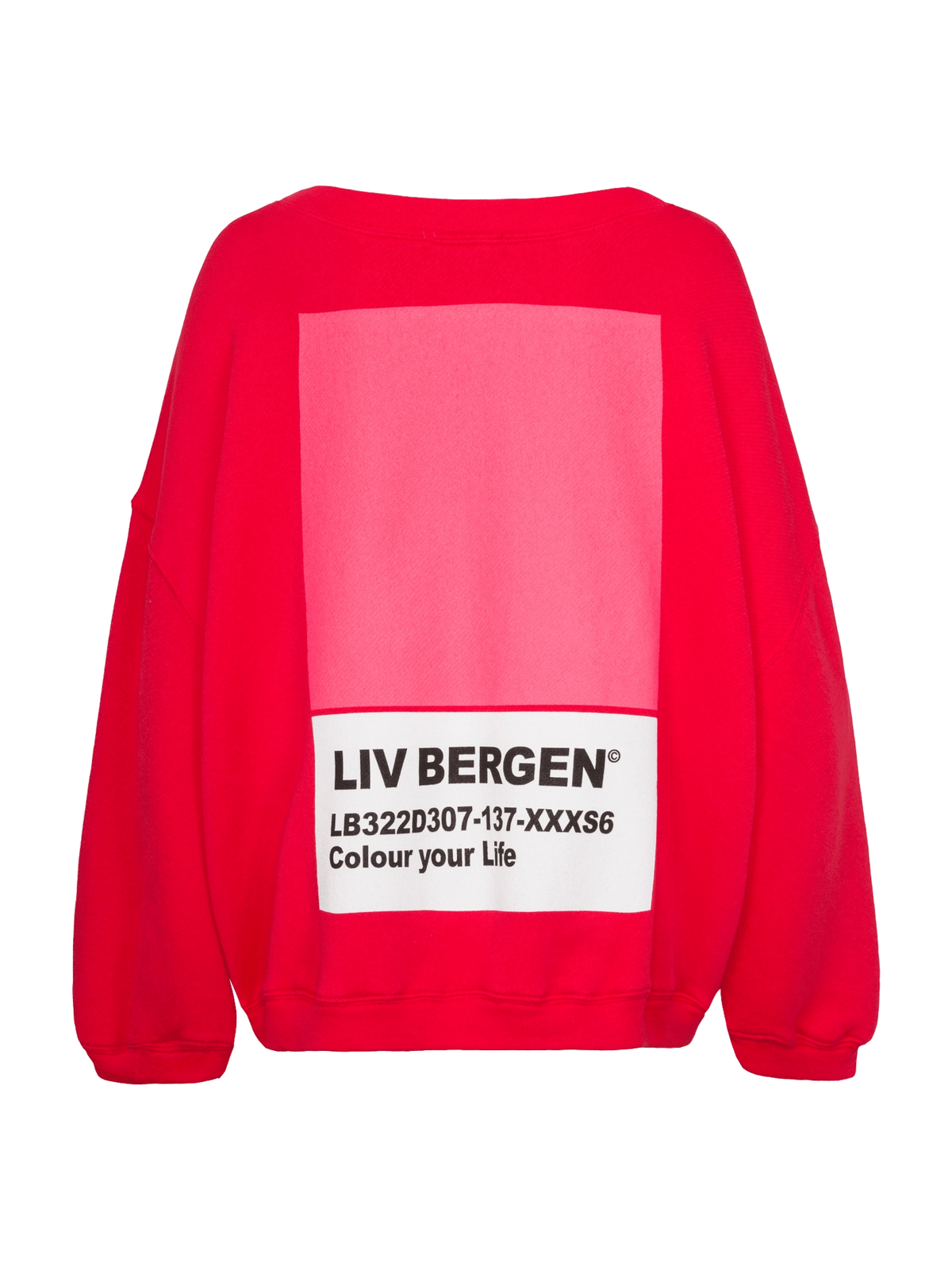 Liv Bergen Oversized Sweater Square Sweater Damen rot rot Bild 2