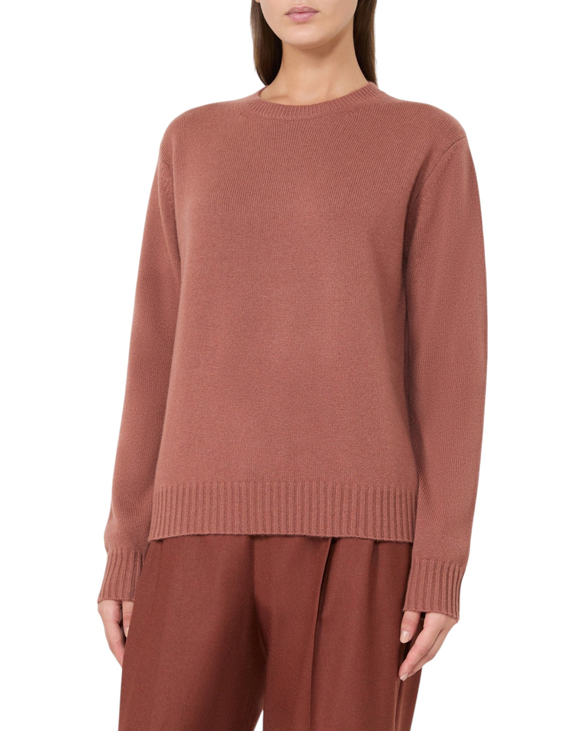 Max Mara MXMLUME Damen-Kaschmirpullover Altrosa Bild 3