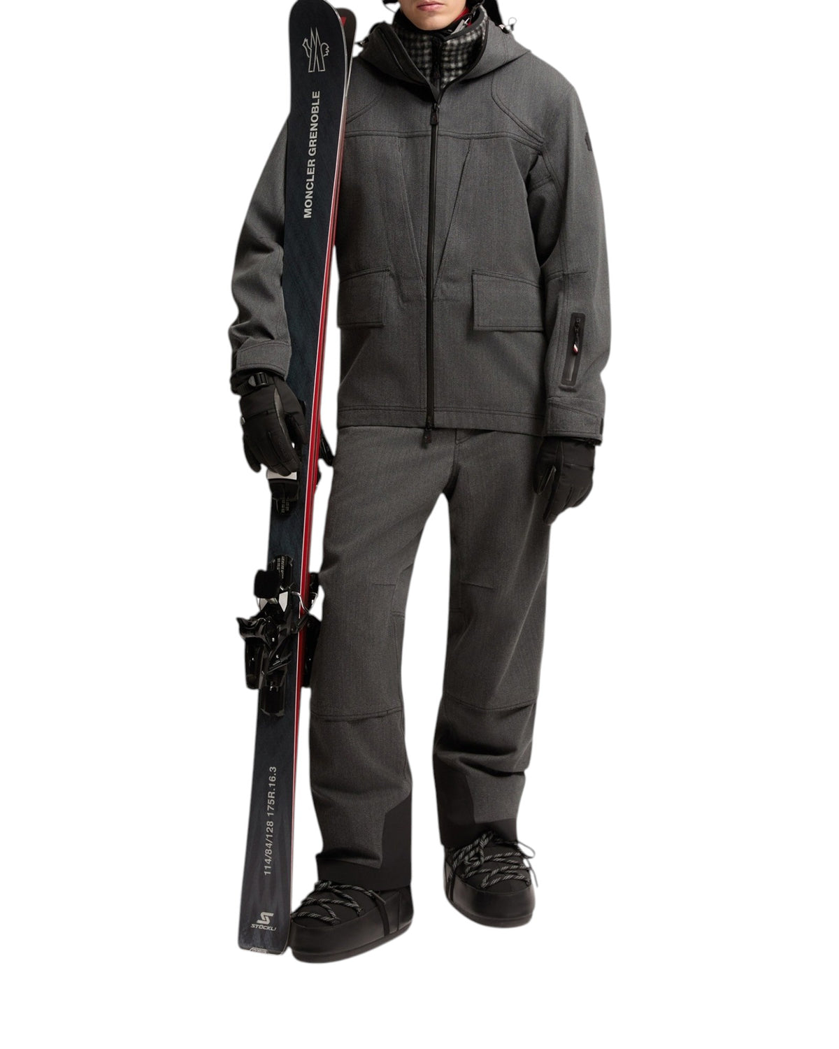 Moncler Ardiden Jacket Skijacke Herren grau Bild 3