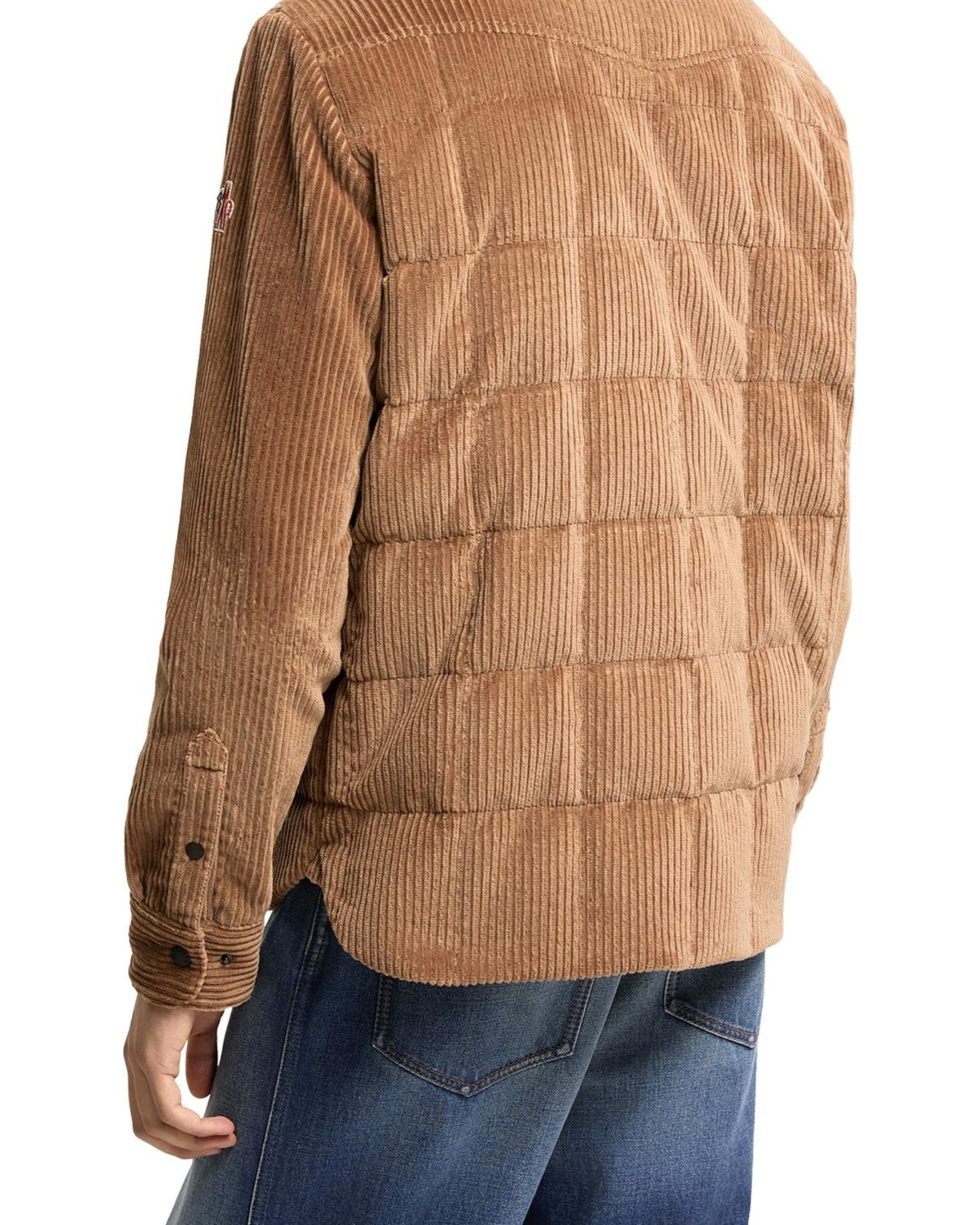 Moncler GELT Herren-Daunenhemdjacke Bronze Bild 5