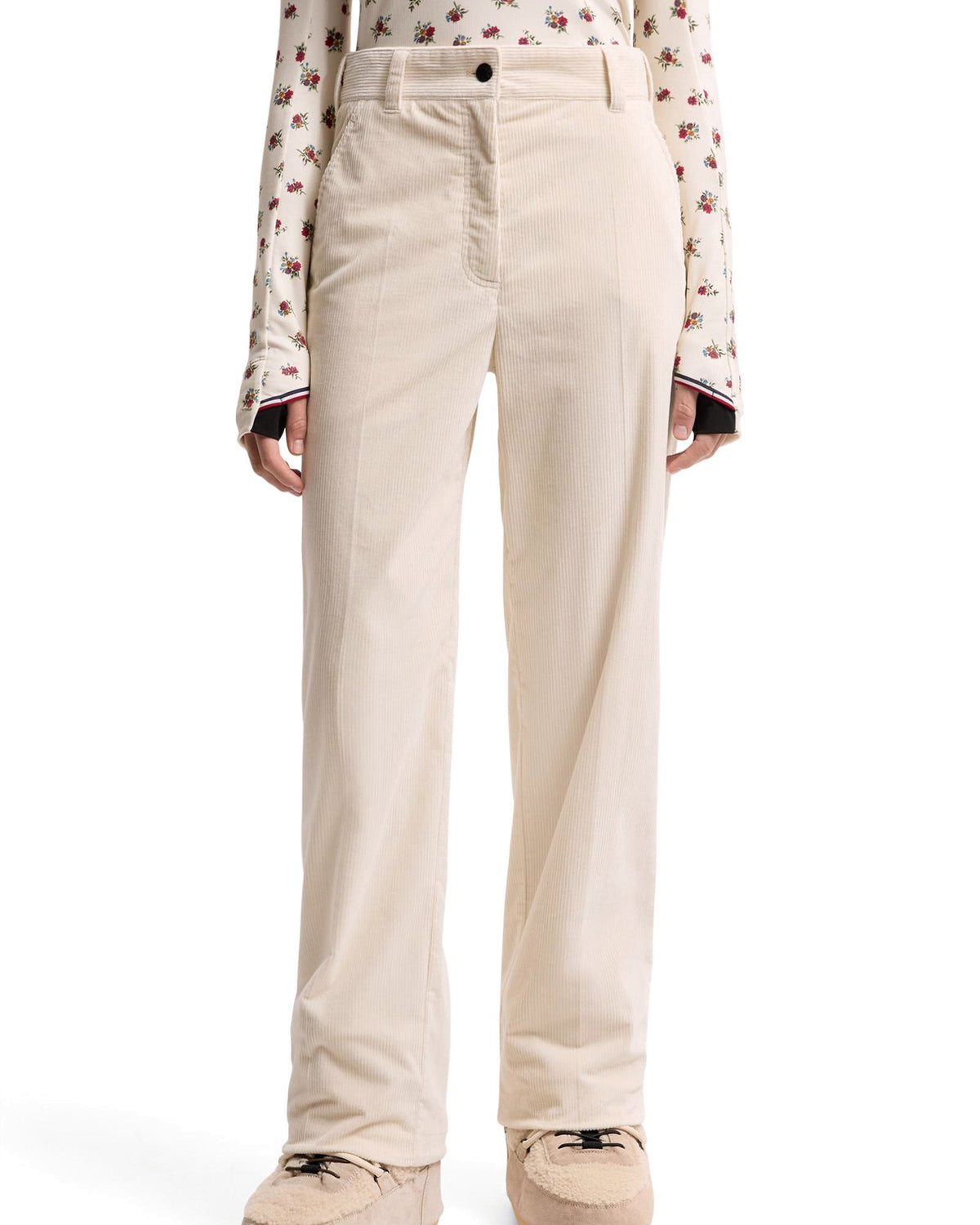 Moncler GRENOBLE Damen-Cordhose weiss Bild 4