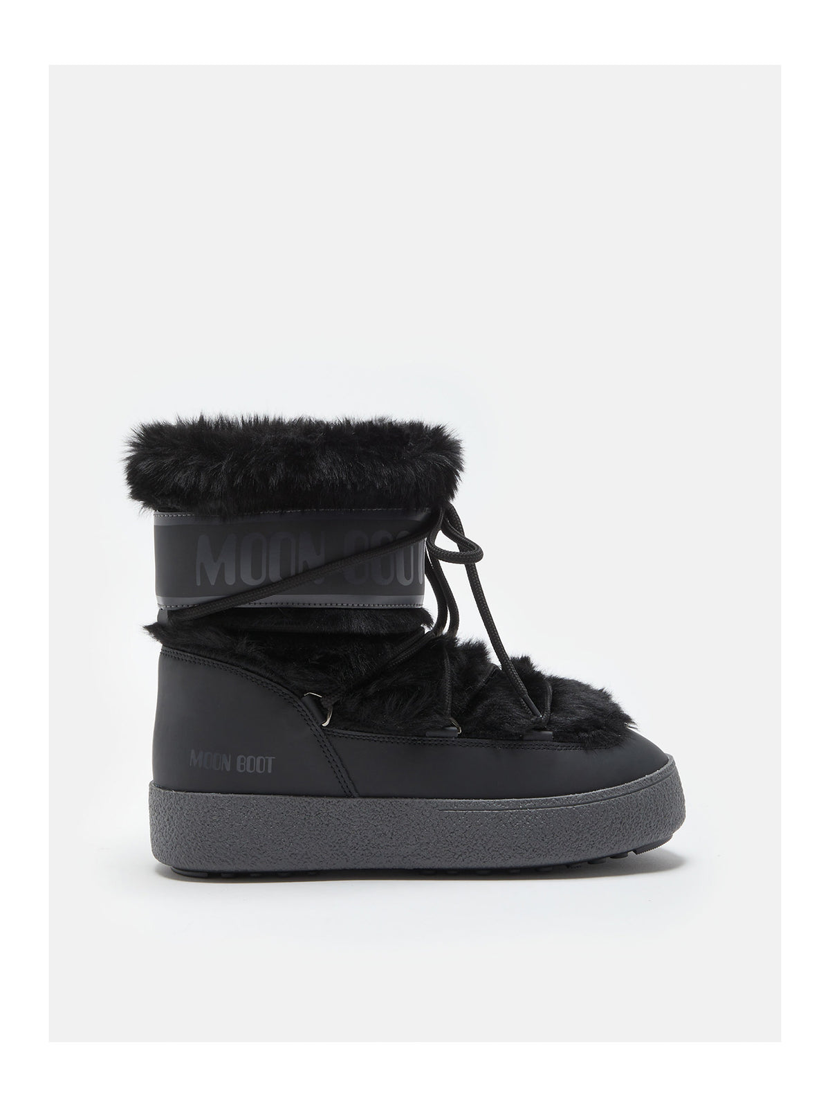 Moon Boot Ltrack Faux Fur Winterboot Damen schwarz schwarz Bild 1