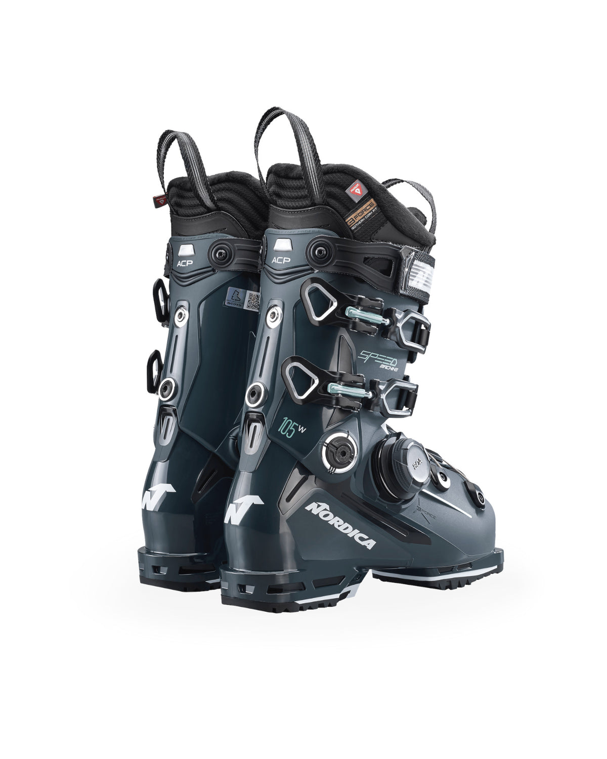 Nordica SPEEDMACHINE 3 105 W BOA GW Damen-Skischuhe blau/grün Bild 7