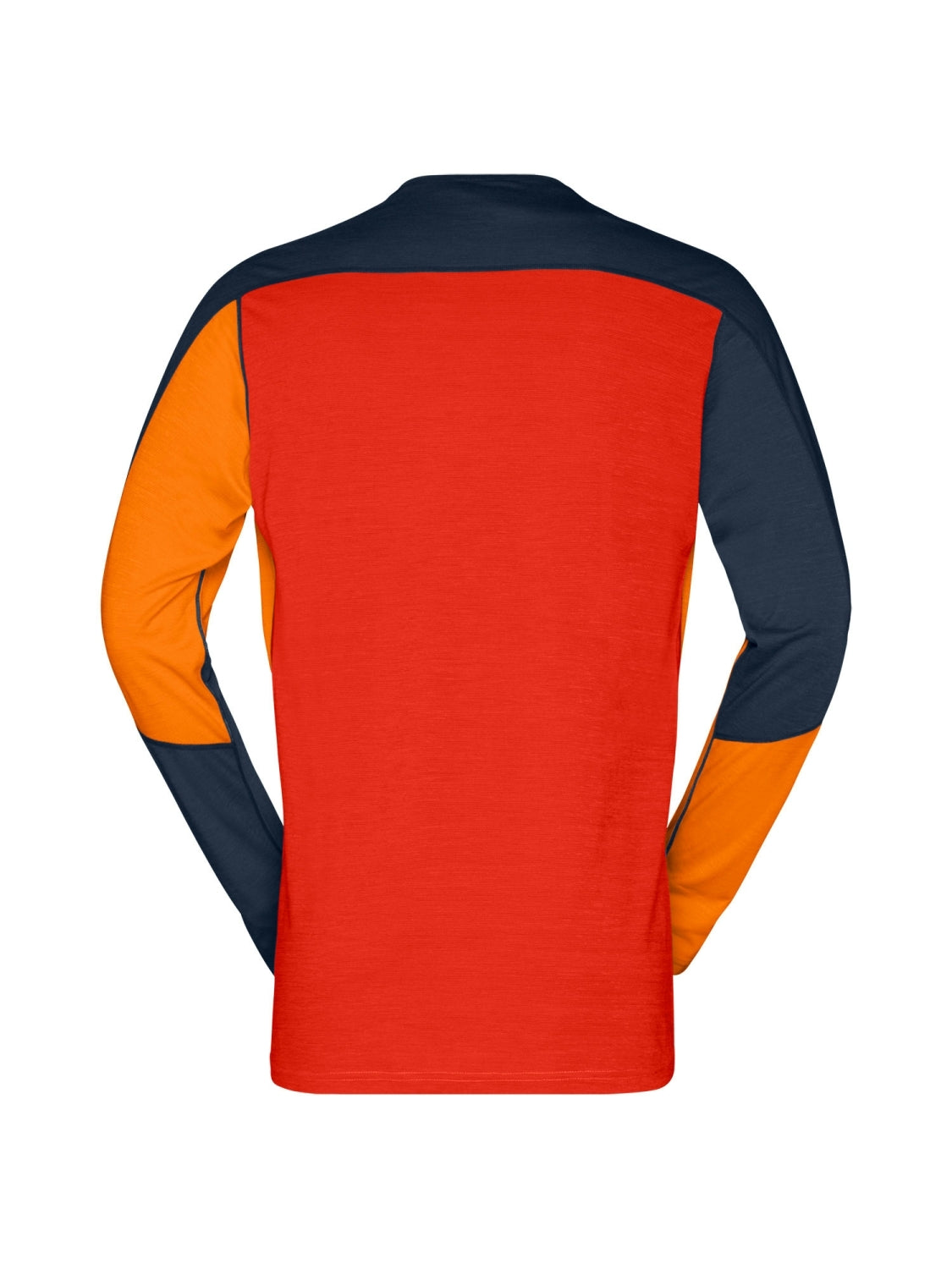 Norrona falketind equaliser merino Baselayer Herren dunkelblau/orange dunkelblau/orange Bild 2