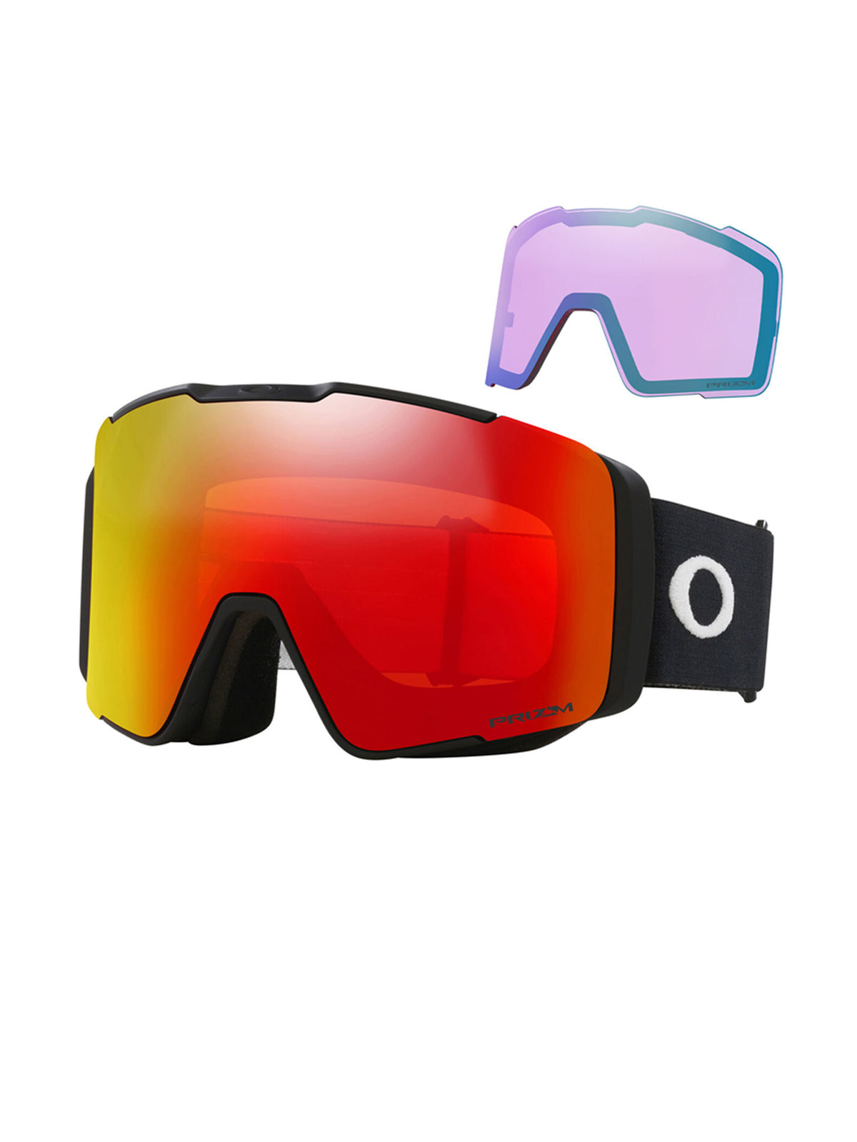 Oakley Line Miner Pro M Skibrille Unisex schwarz/rot schwarz/rot Bild 2