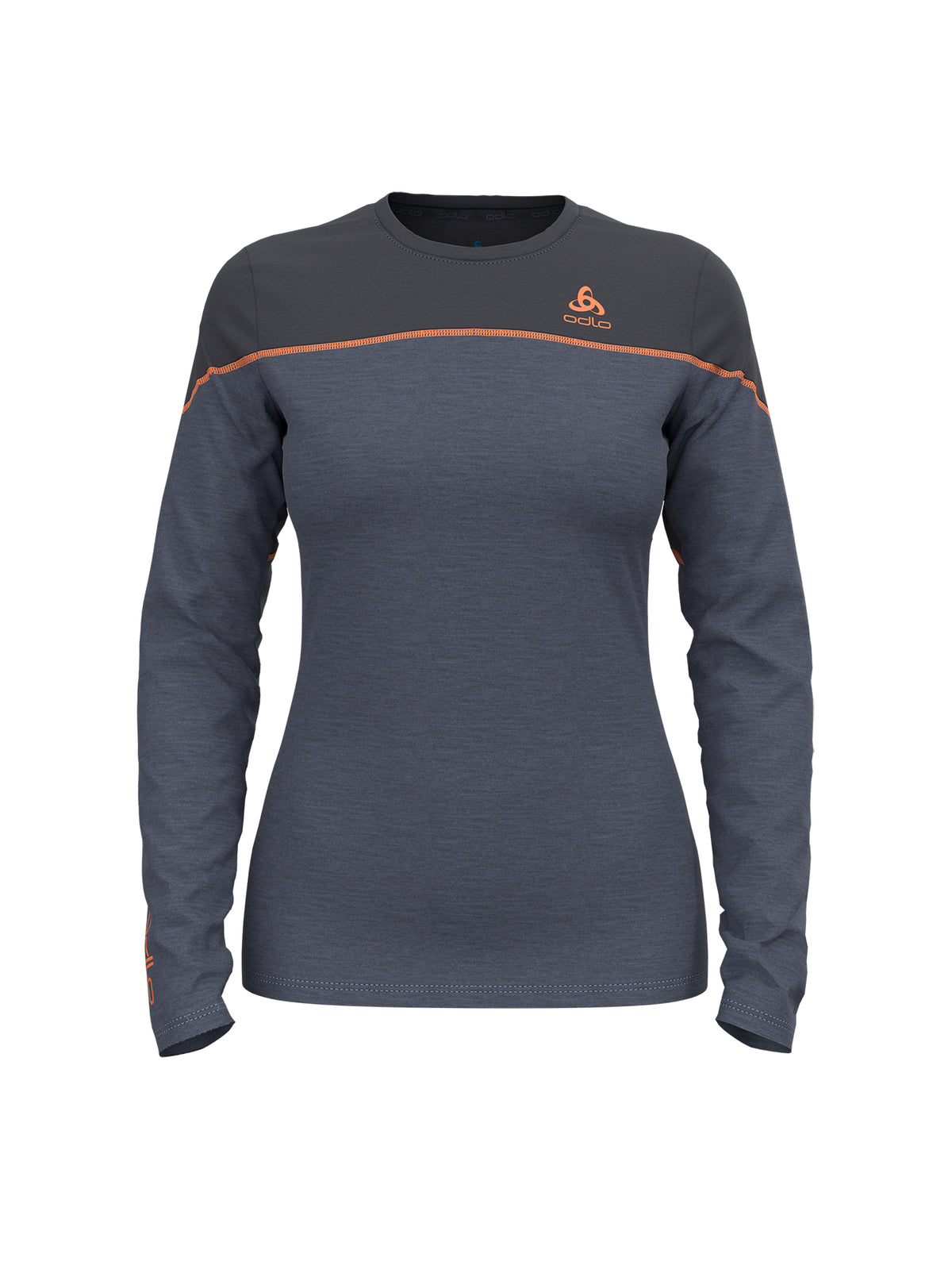 Odlo Top crew neck Revelstoke Skiunterwäsche Damen grau/rosa grau/rosa Bild 2