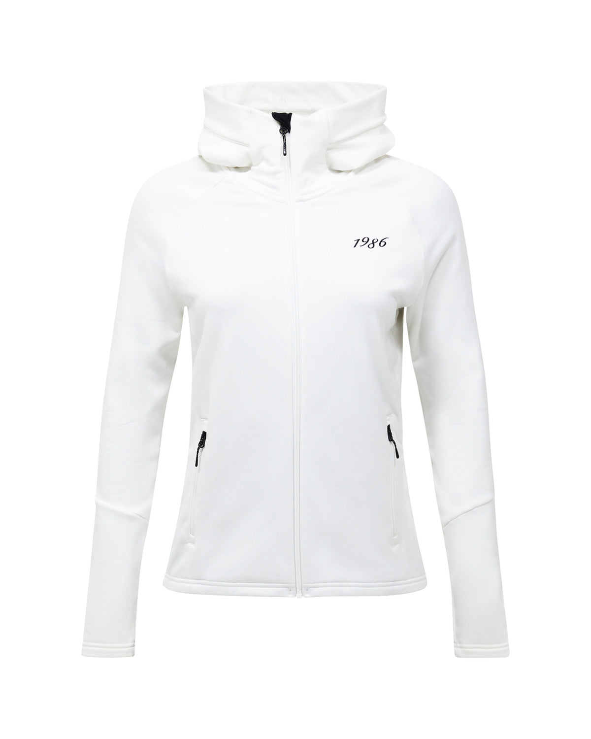 Peak Performance 40Y Rider Zip Hood Damen-Fleecejacke weiss Bild 1