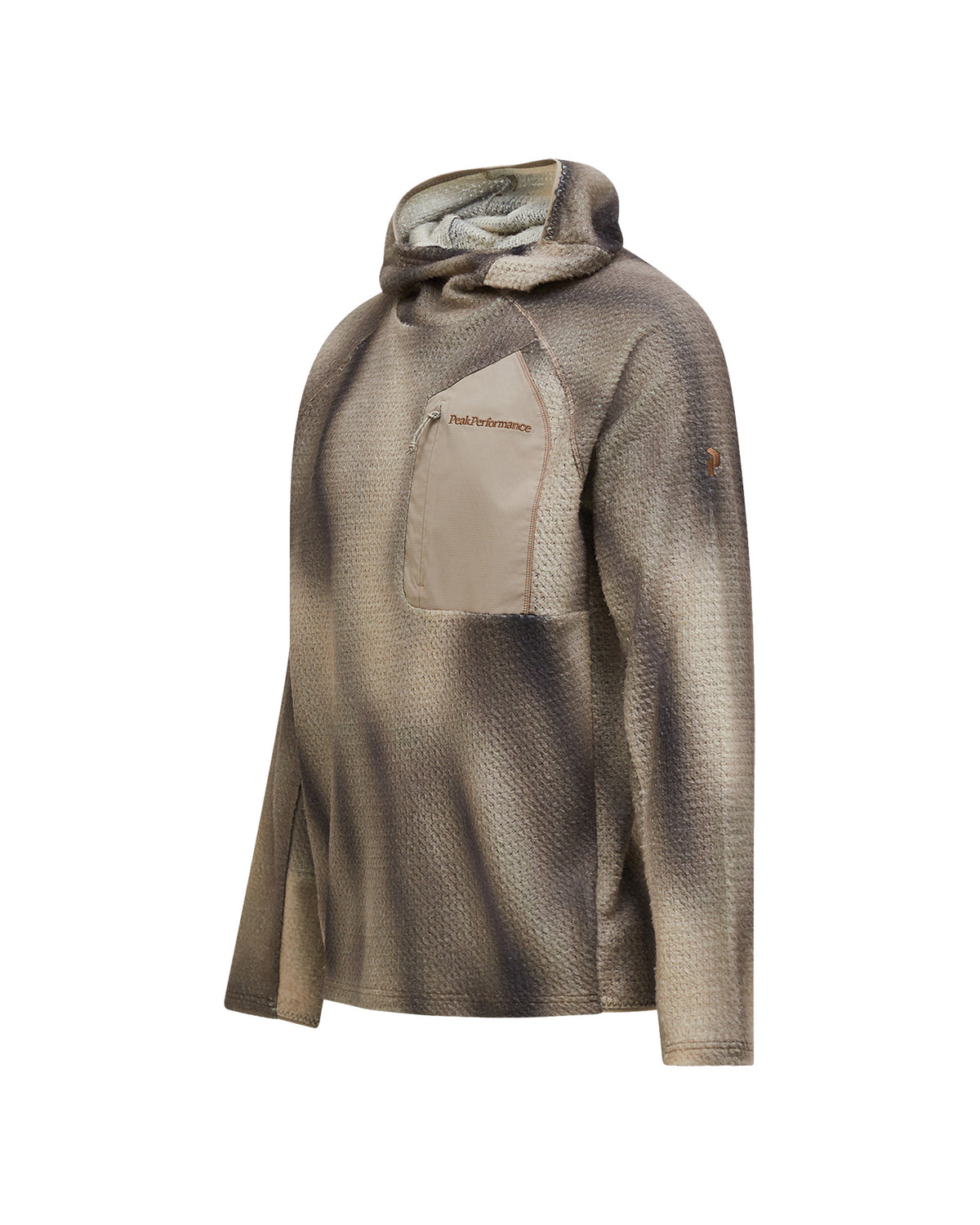 Peak Performance AOP Freelight Alpha Hood Herren-Midlayer grau/braun Bild 3