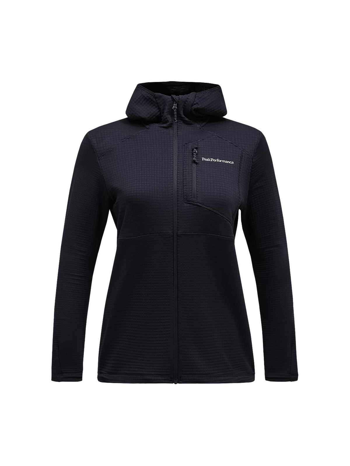 Peak Performance Trail Polartec Zip Hood Baselayer Damen beige beige Bild 17