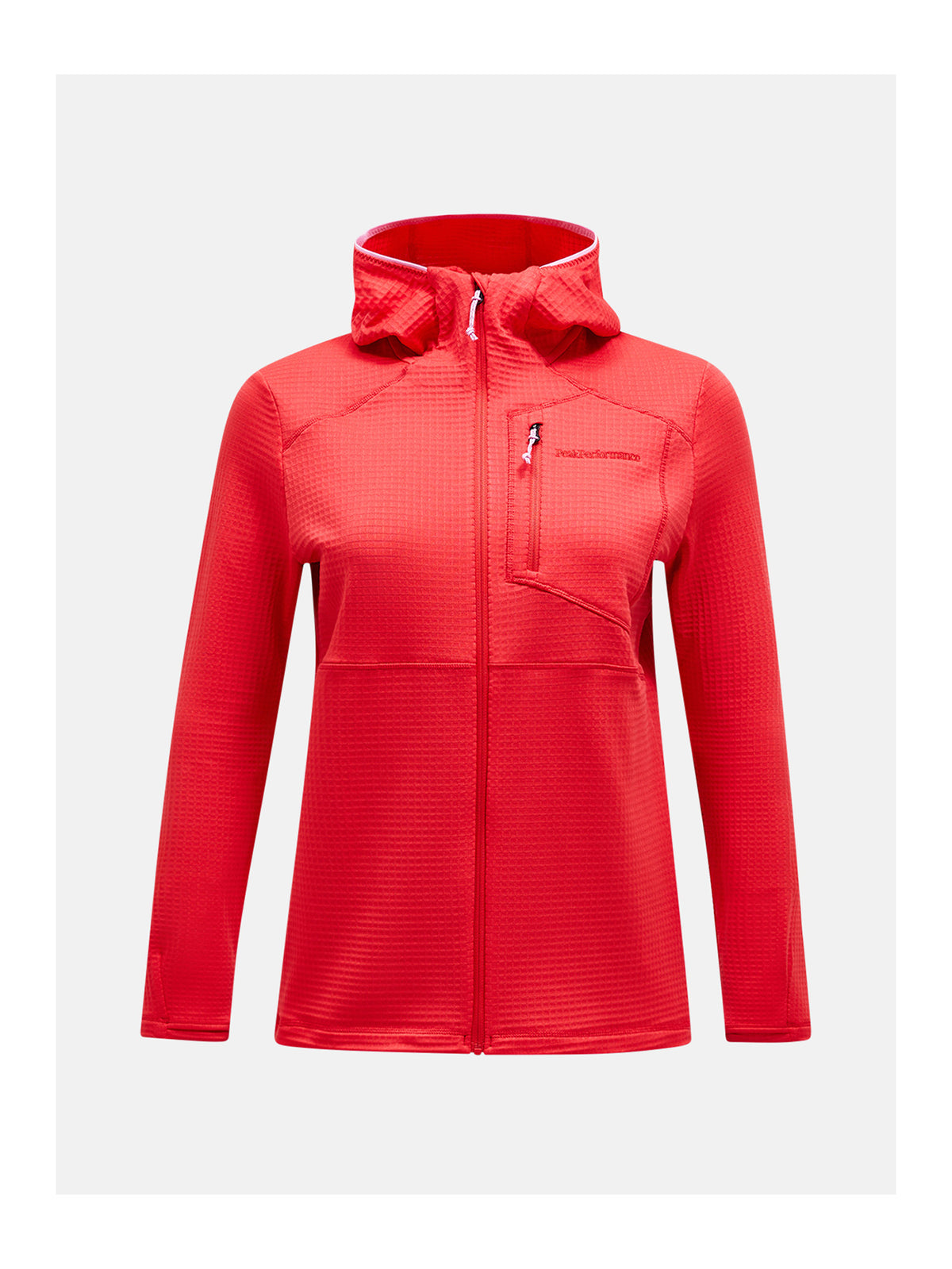 Peak Performance Trail Polartec Zip Hood Baselayer Damen beige beige Bild 5