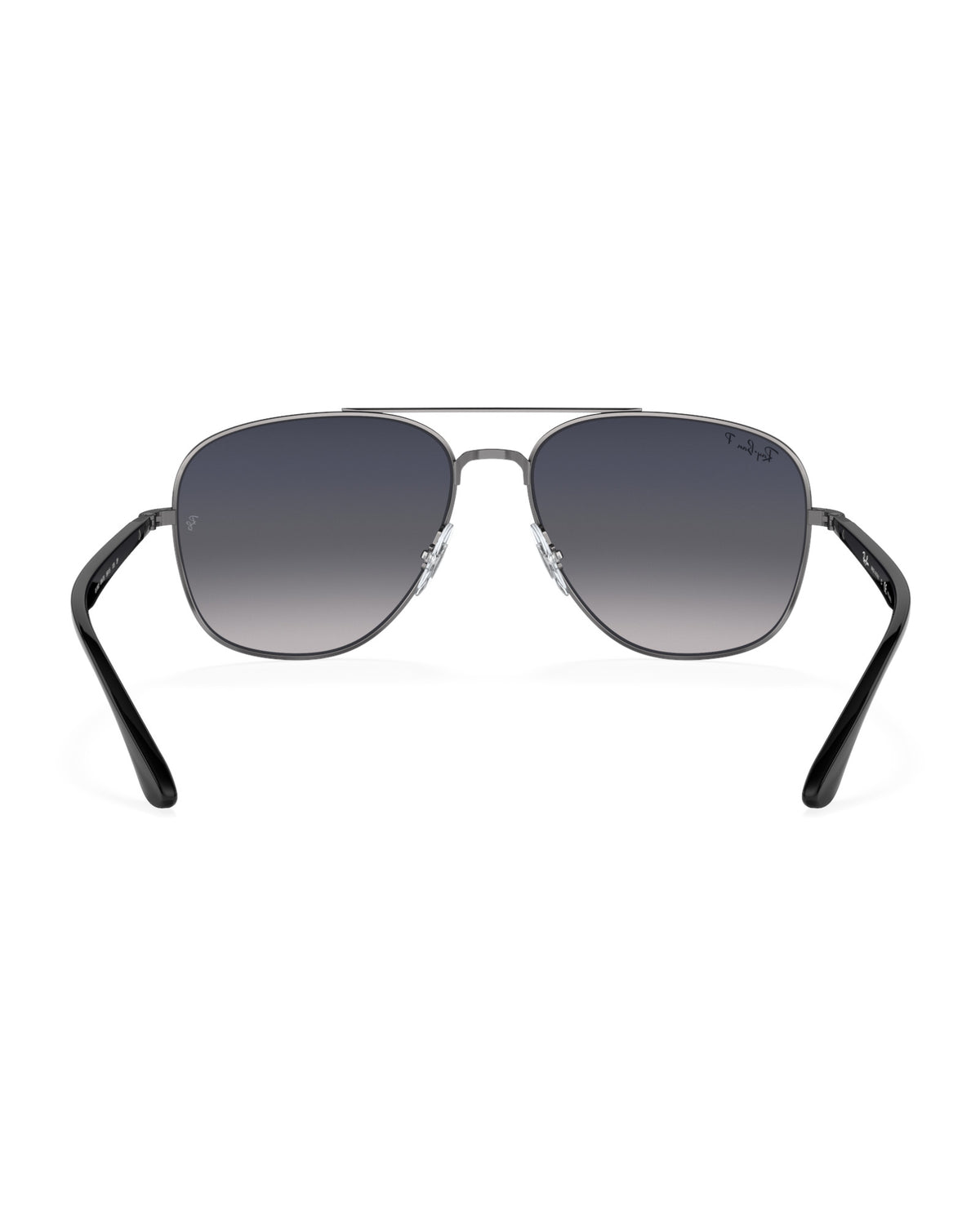 Ray-Ban RB3683 Sonnenbrille Gunmetal / Blau-Grau polarisiert Bild 4